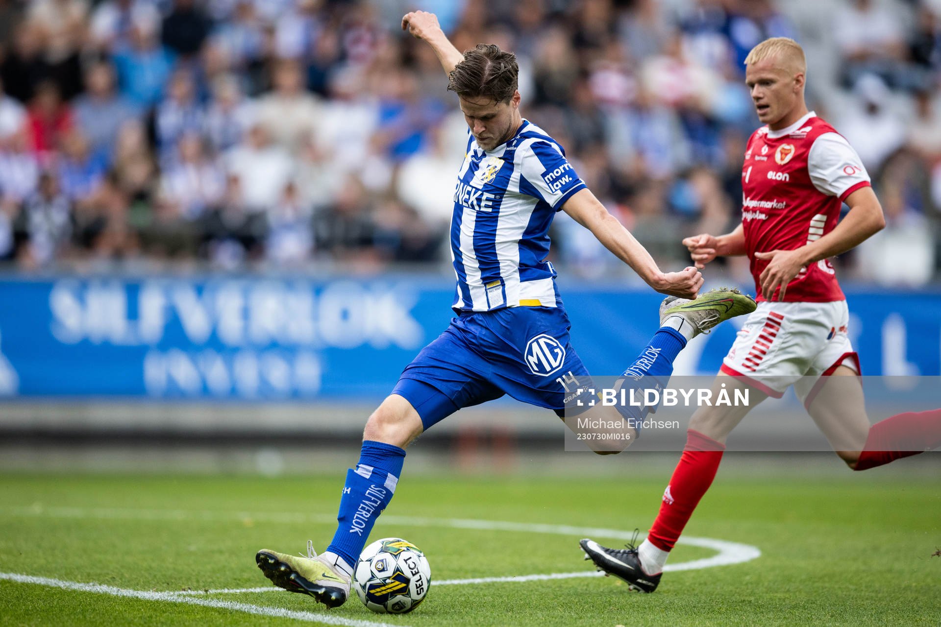 IFK Göteborgs Gustaf Norlin och Kalmars Axel Lindahl
