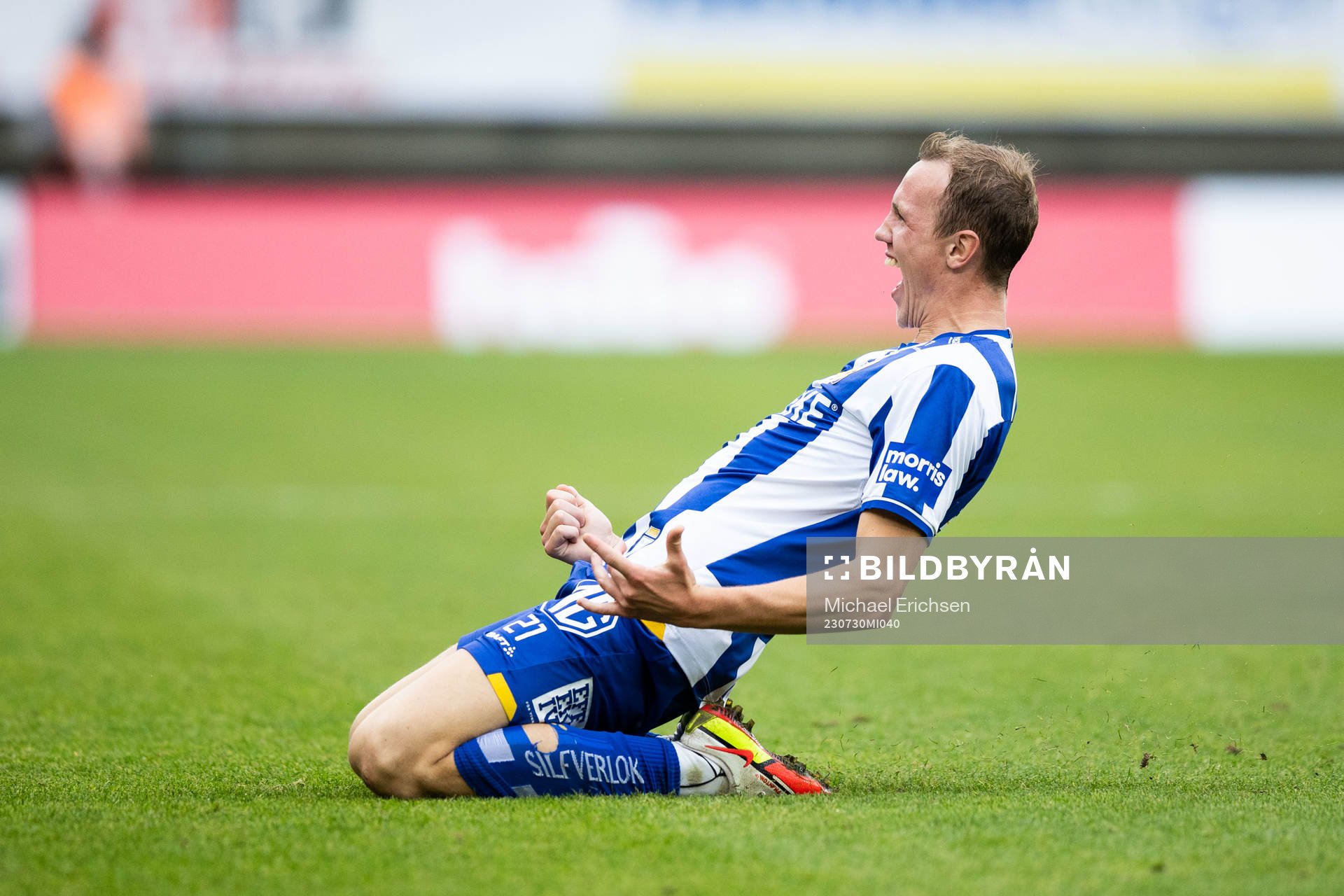 IFK Göteborgs Adam Carlén jublar