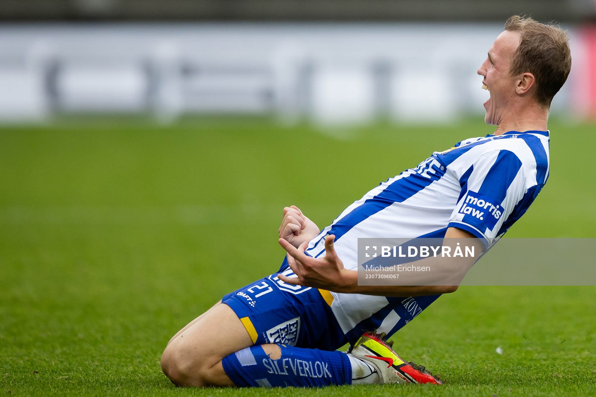 IFK Göteborgs Adam Carlén jublar
