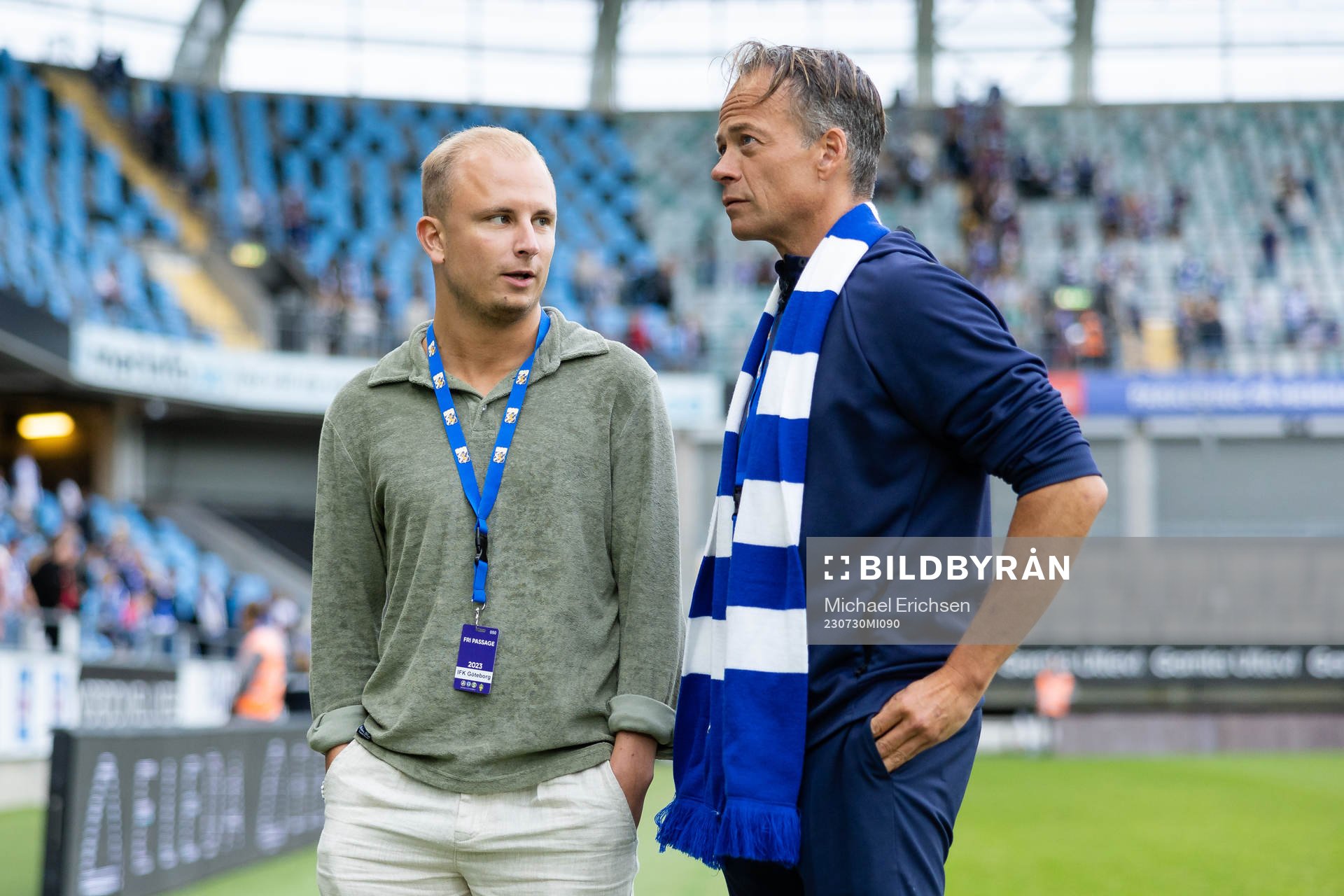 IFK Göteborgs sportslige assistent David Vukovic och