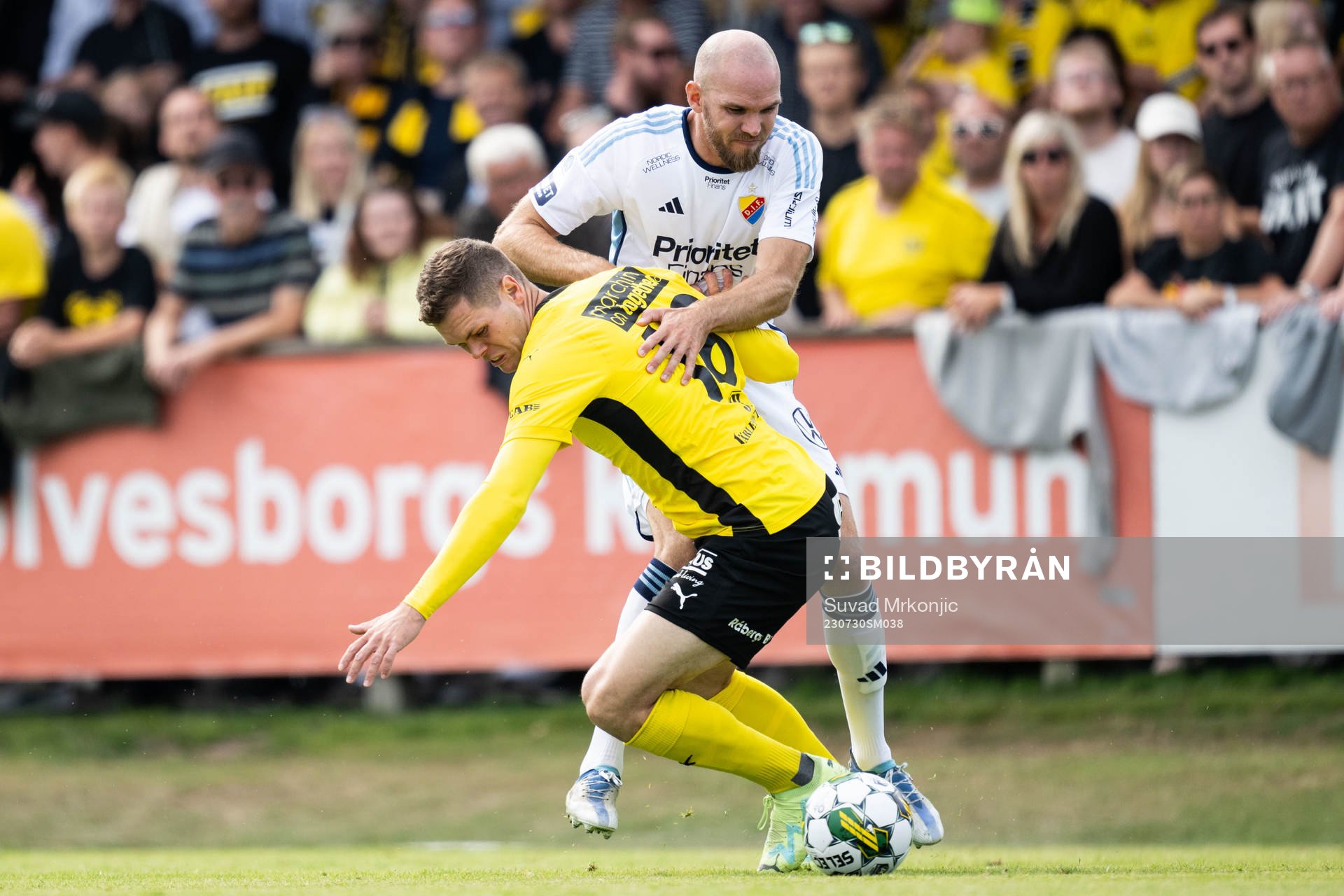 Mjällbys Jacob Bergström och Djurgårdens Marcus Danielson