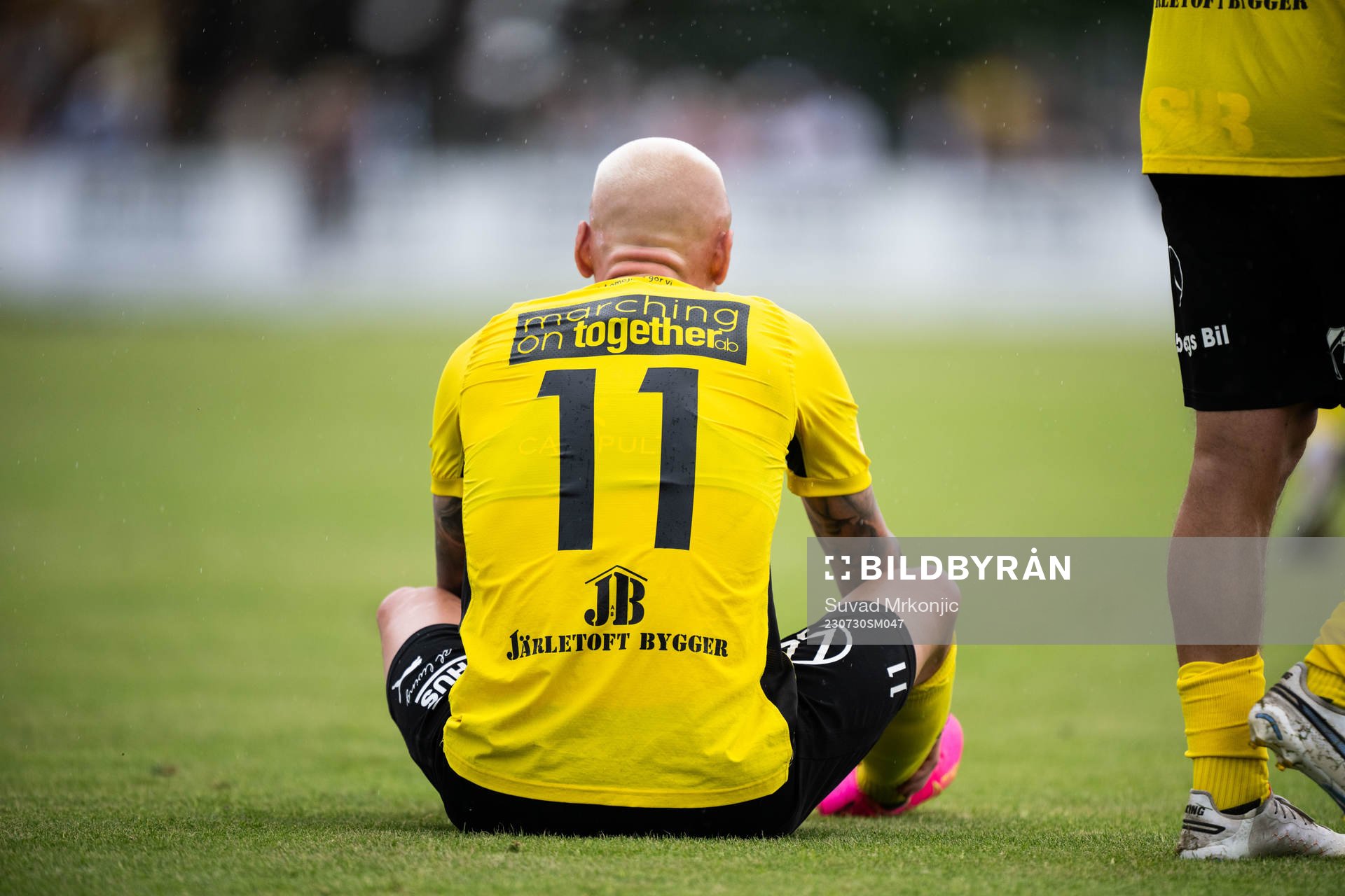 Mjällbys Adam Ståhl deppar