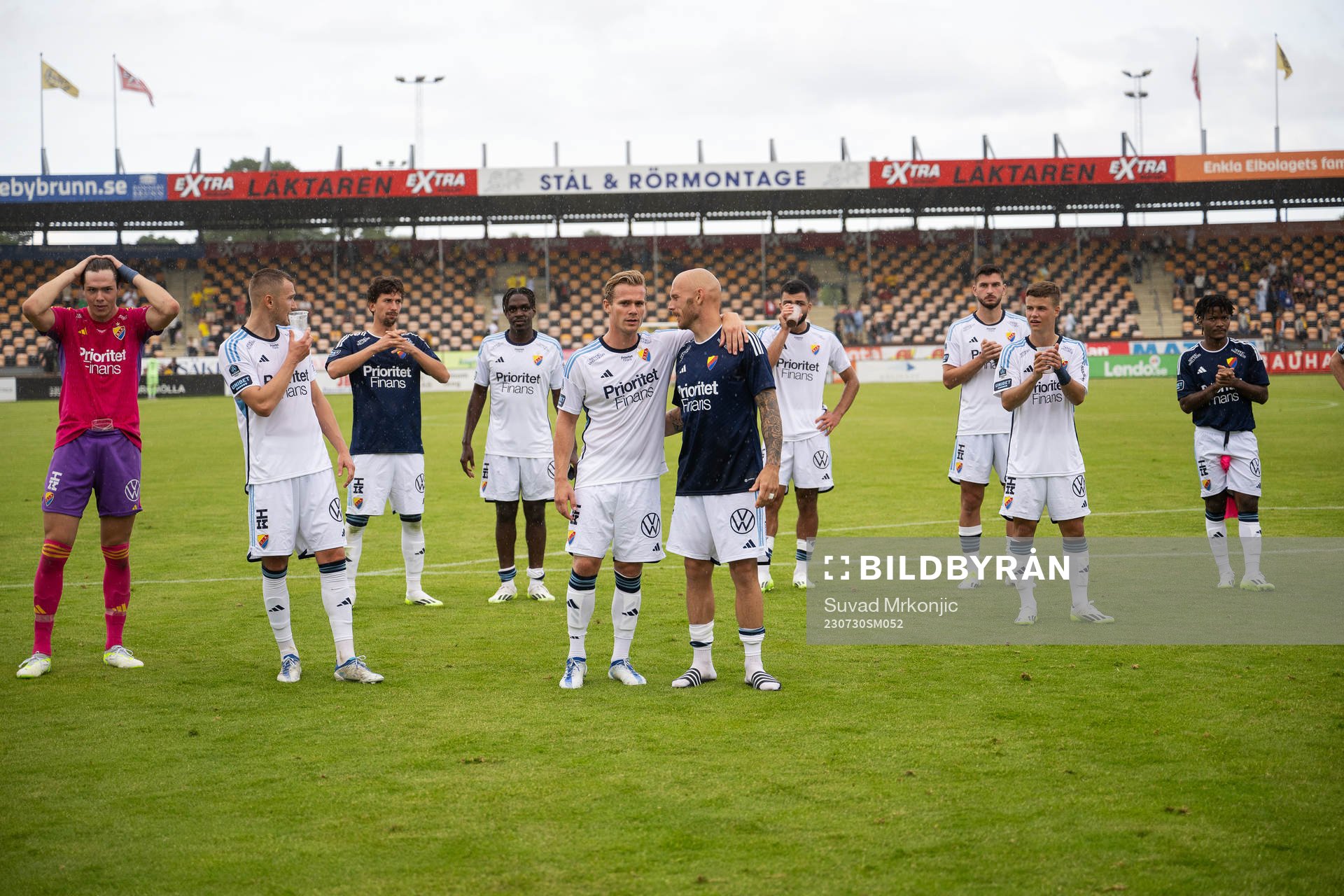 Djurgårdens spelare jublar