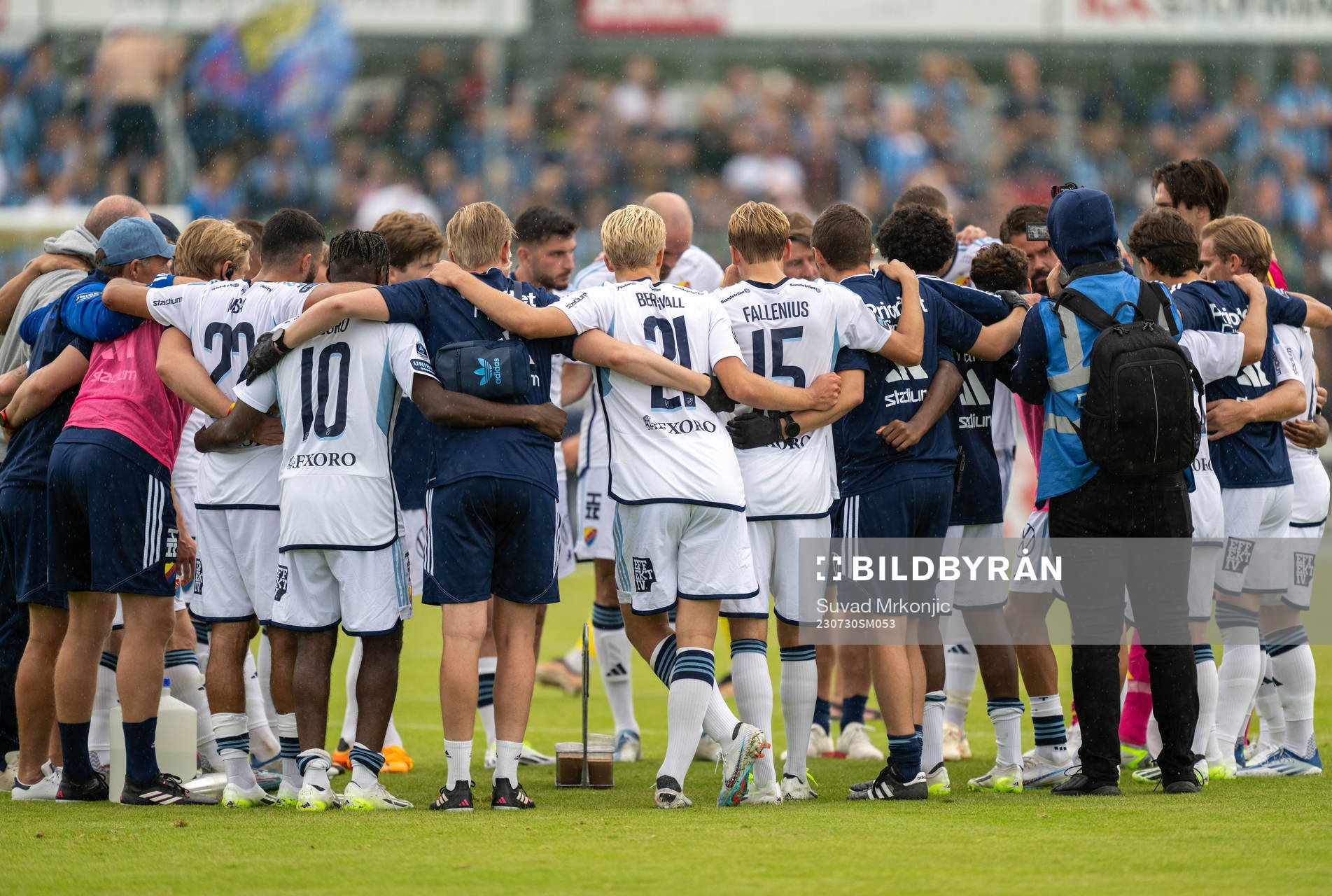 Djurgårdens spelare jublar