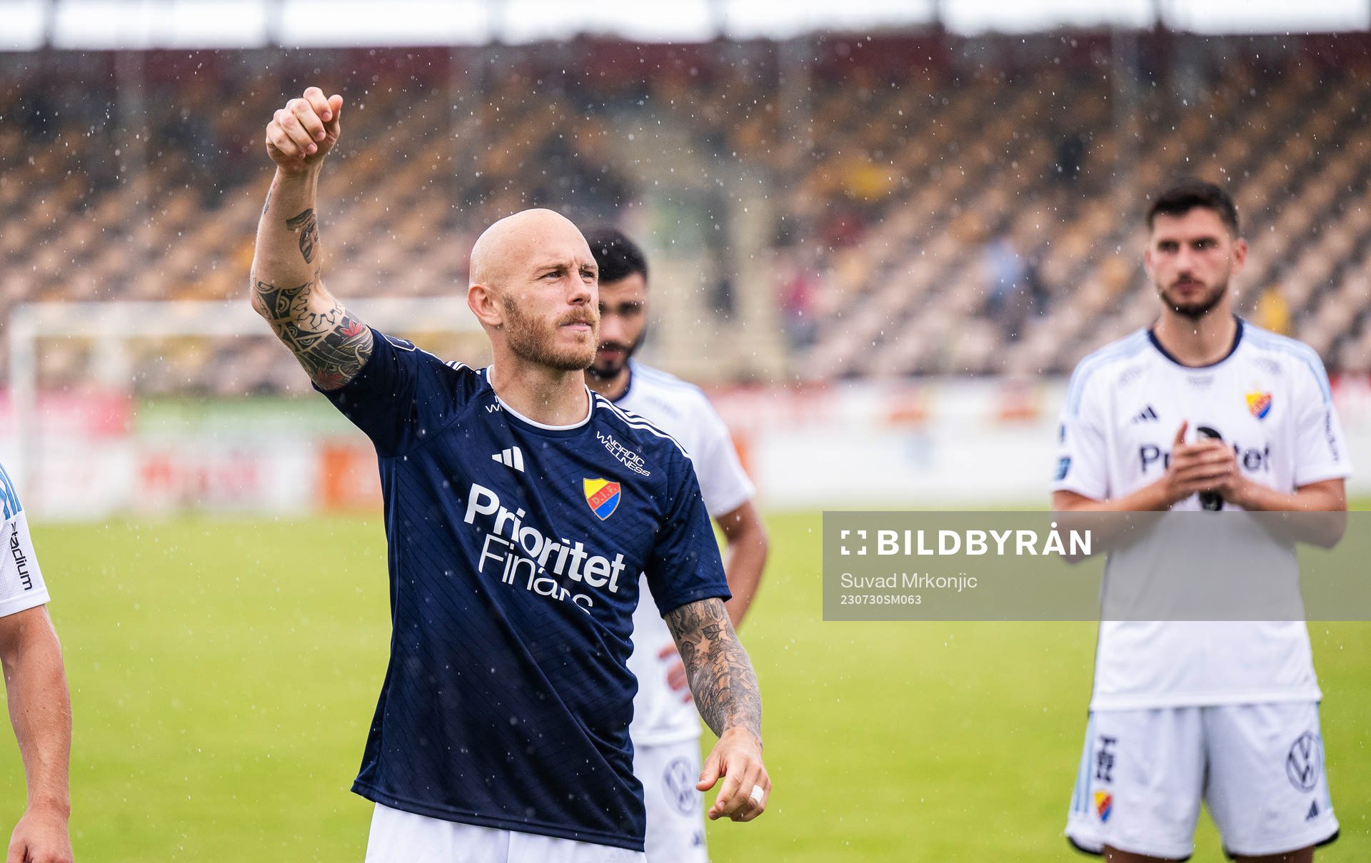 Djurgårdens Marcus Danielson jublar