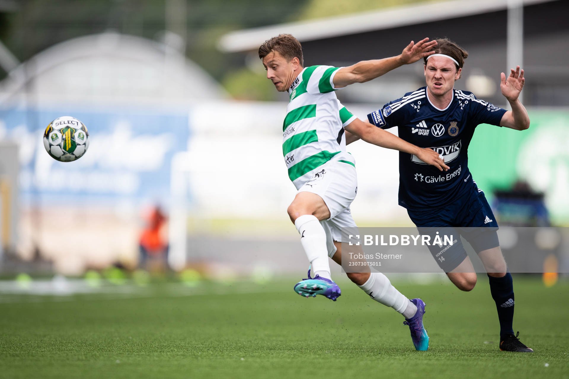 Västerås SKs Simon Gefvert och Gefles Sebastian Friman