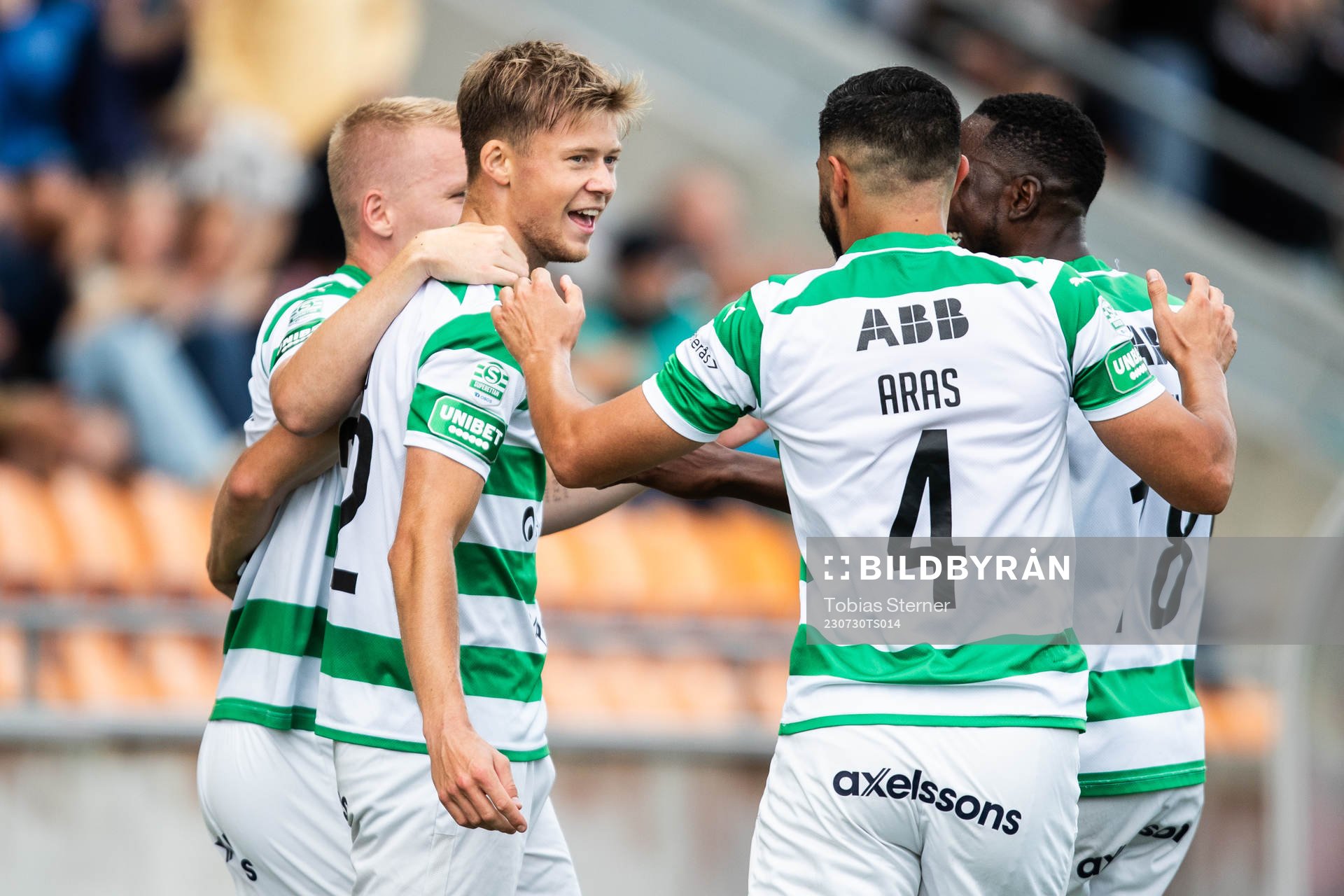 Västerås SKs Patric Åslund jublar