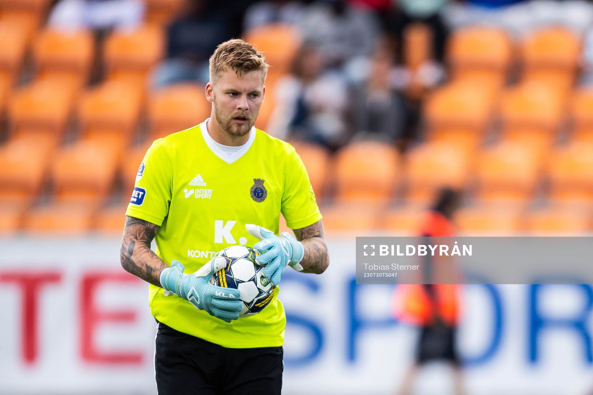 Gefles målvakt Robin Wallinder