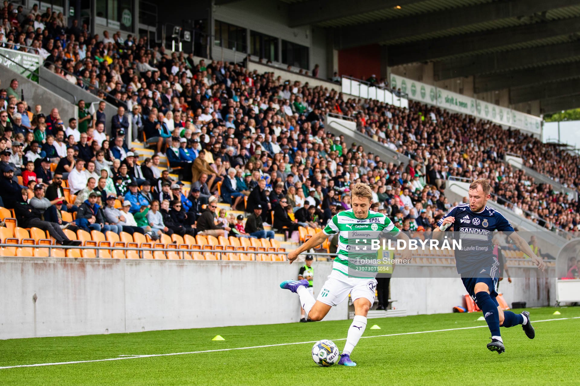 Västerås SKs Simon Gefvert och Gefles Christoffer Aspgren