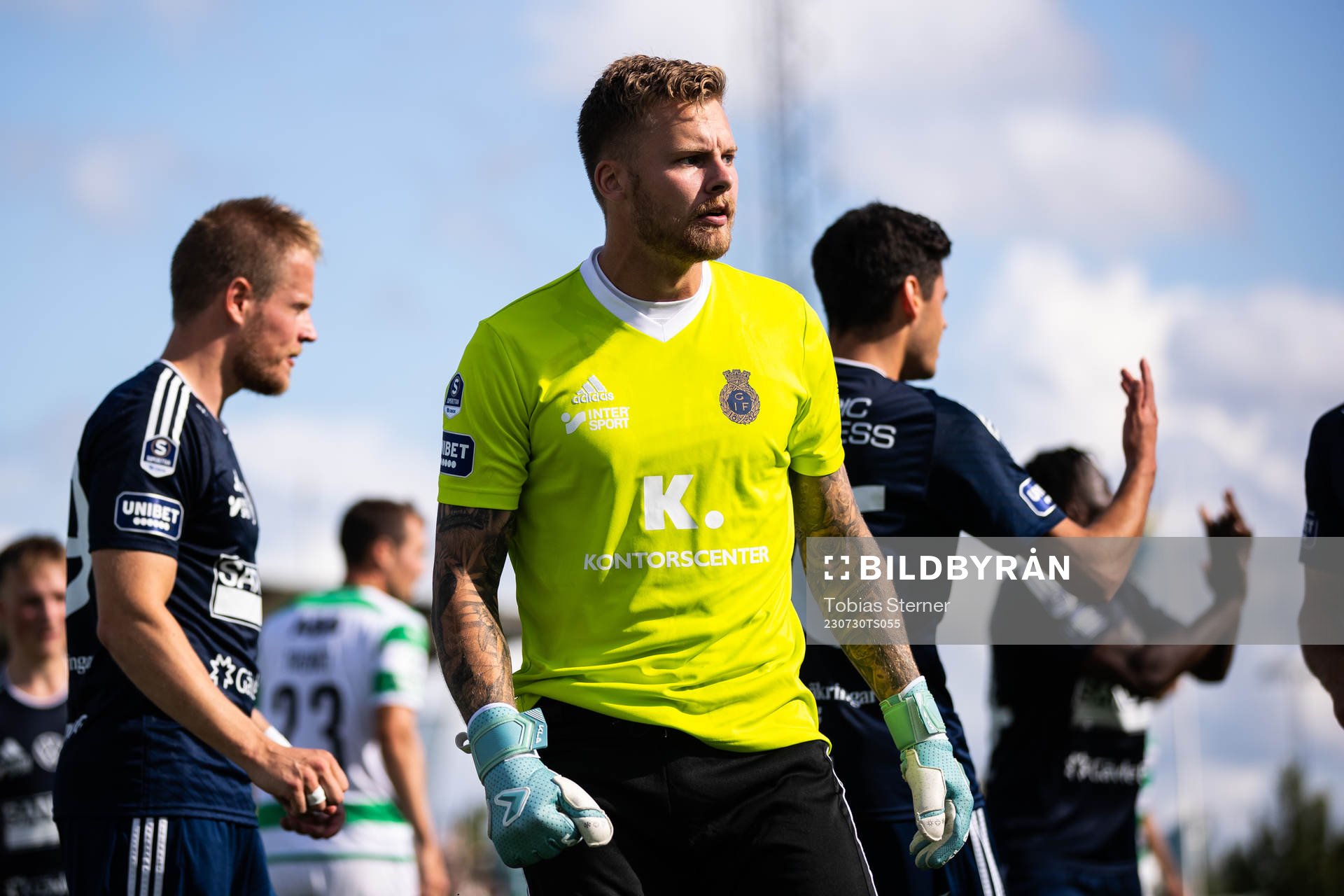 Gefles målvakt Robin Wallinder
