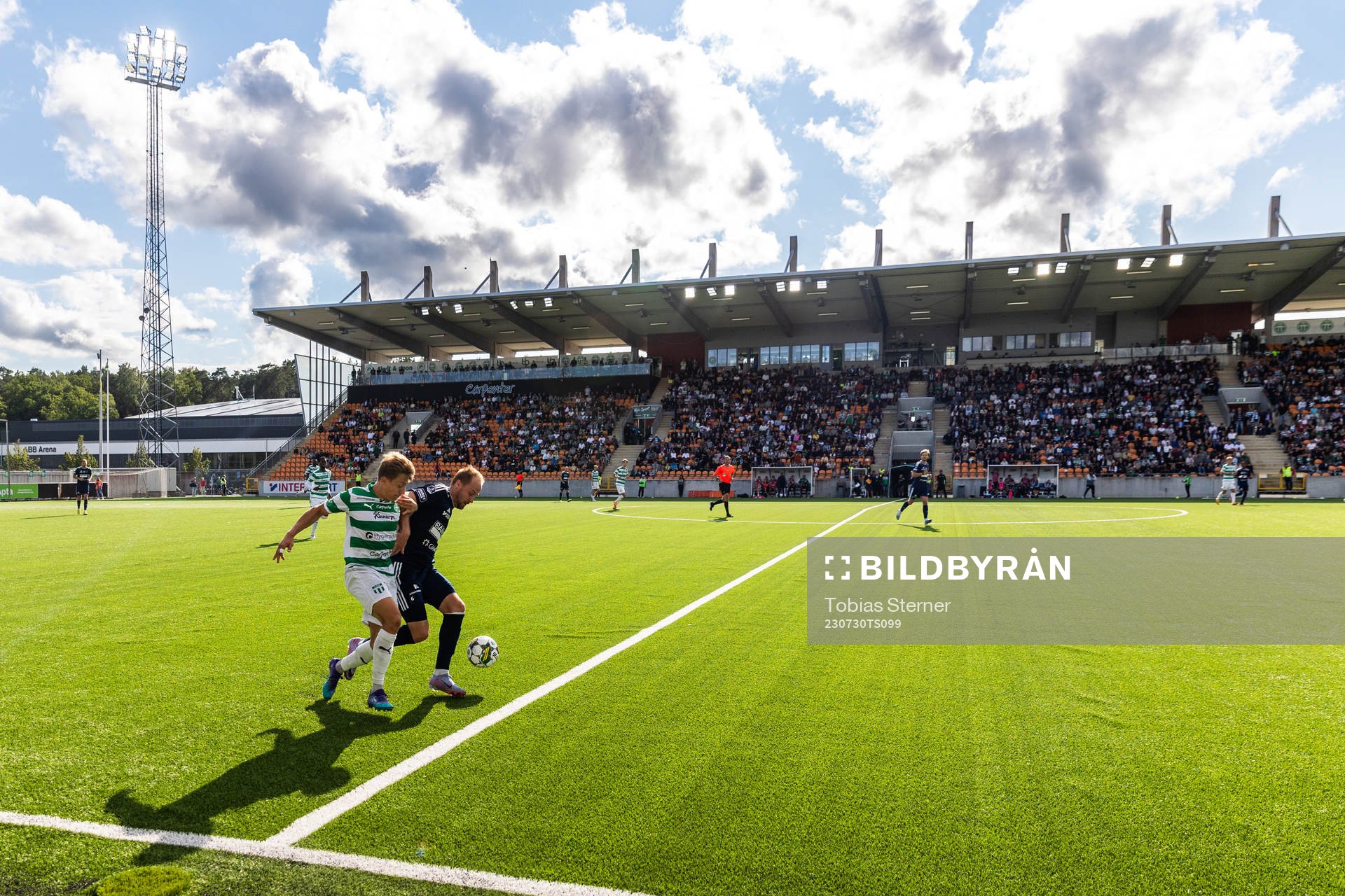 Västerås SKs Simon Gefvert och Gefles Oscar Lundin