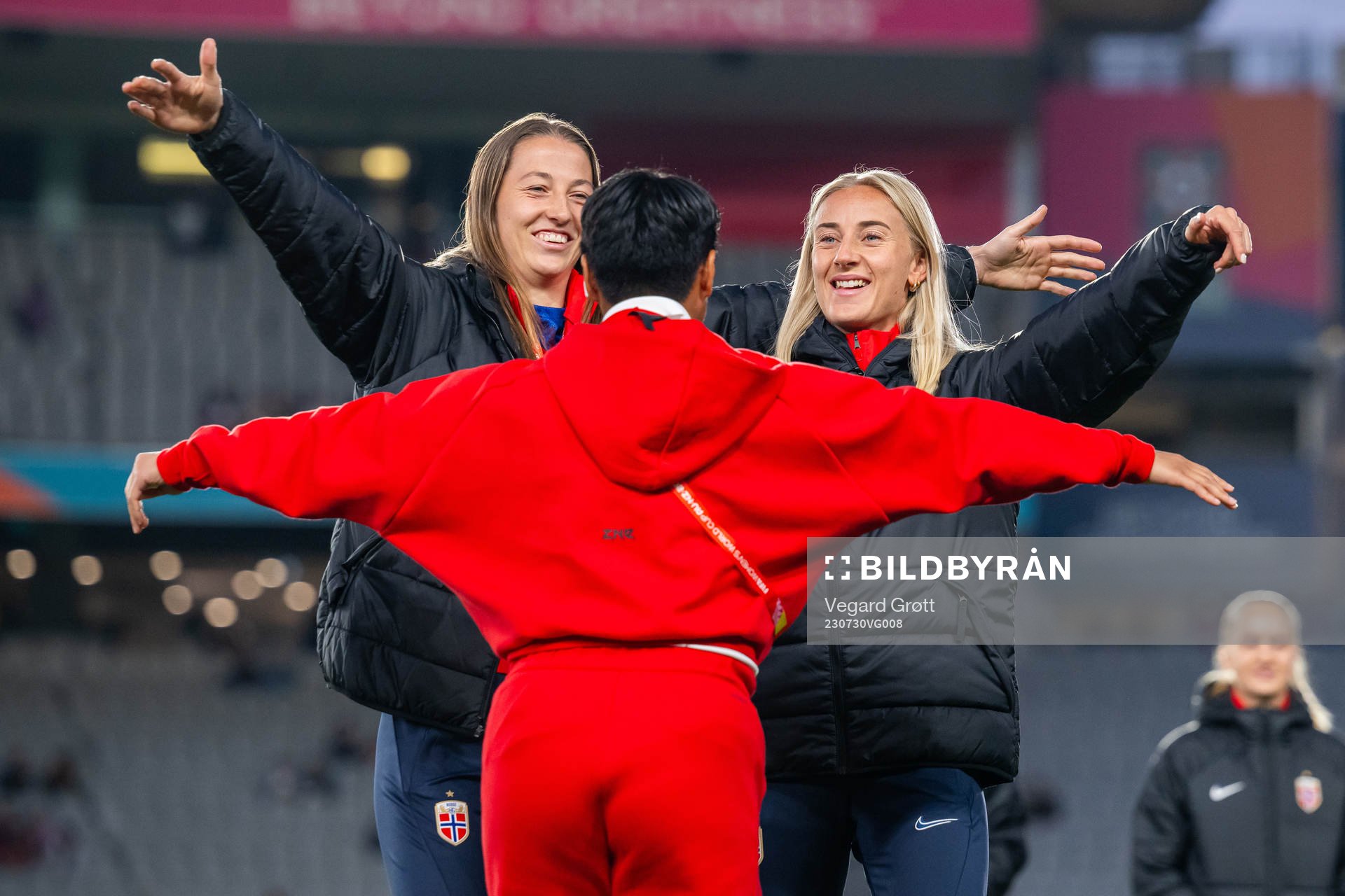 Goalkeeper Cecilie Fiskerstrand of Norway, Meryll Serrano