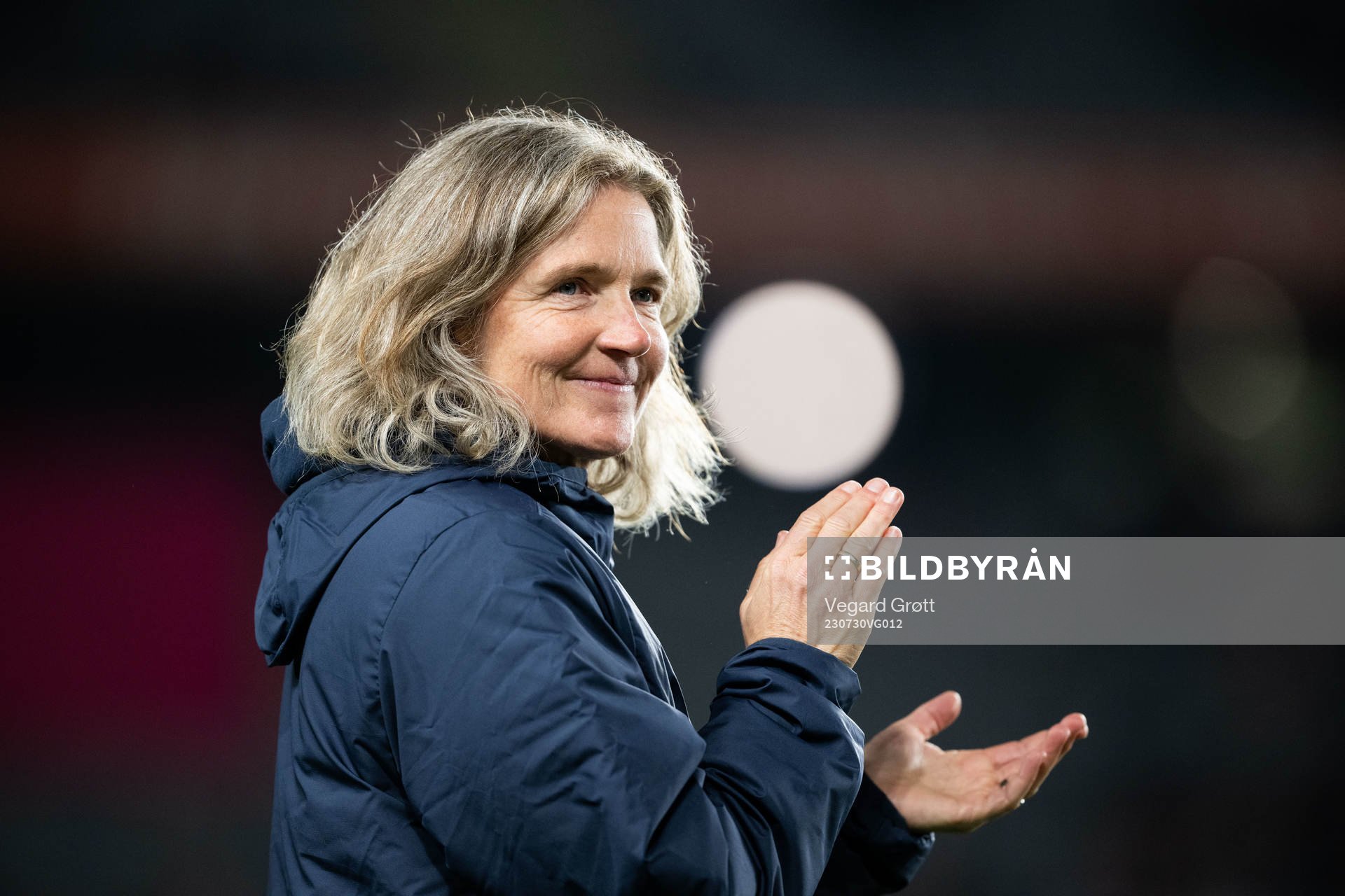 Head coach Hege Riise of Norway