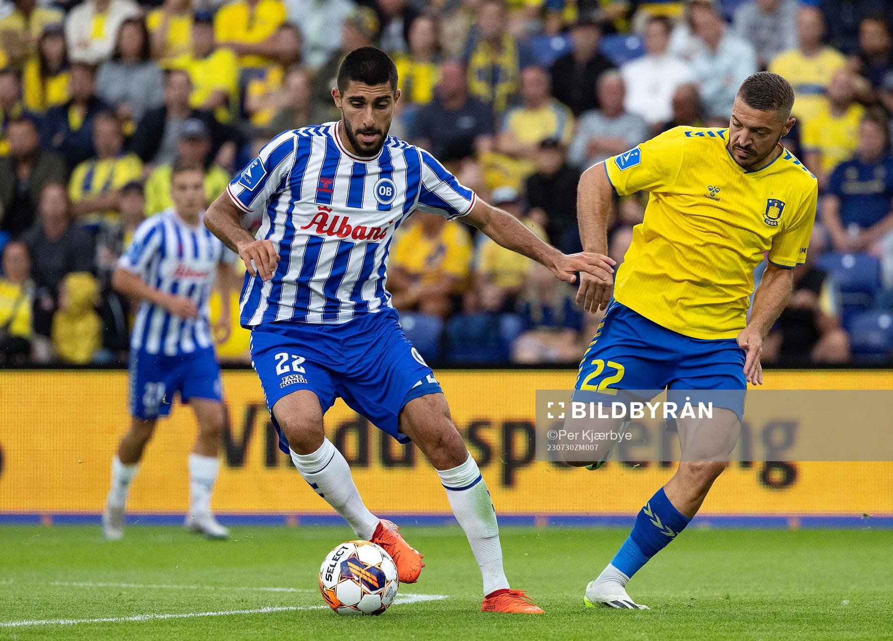 [DK=20230730: Rami Al Hajj, OB Josip Radosevic, Brønfby IF]