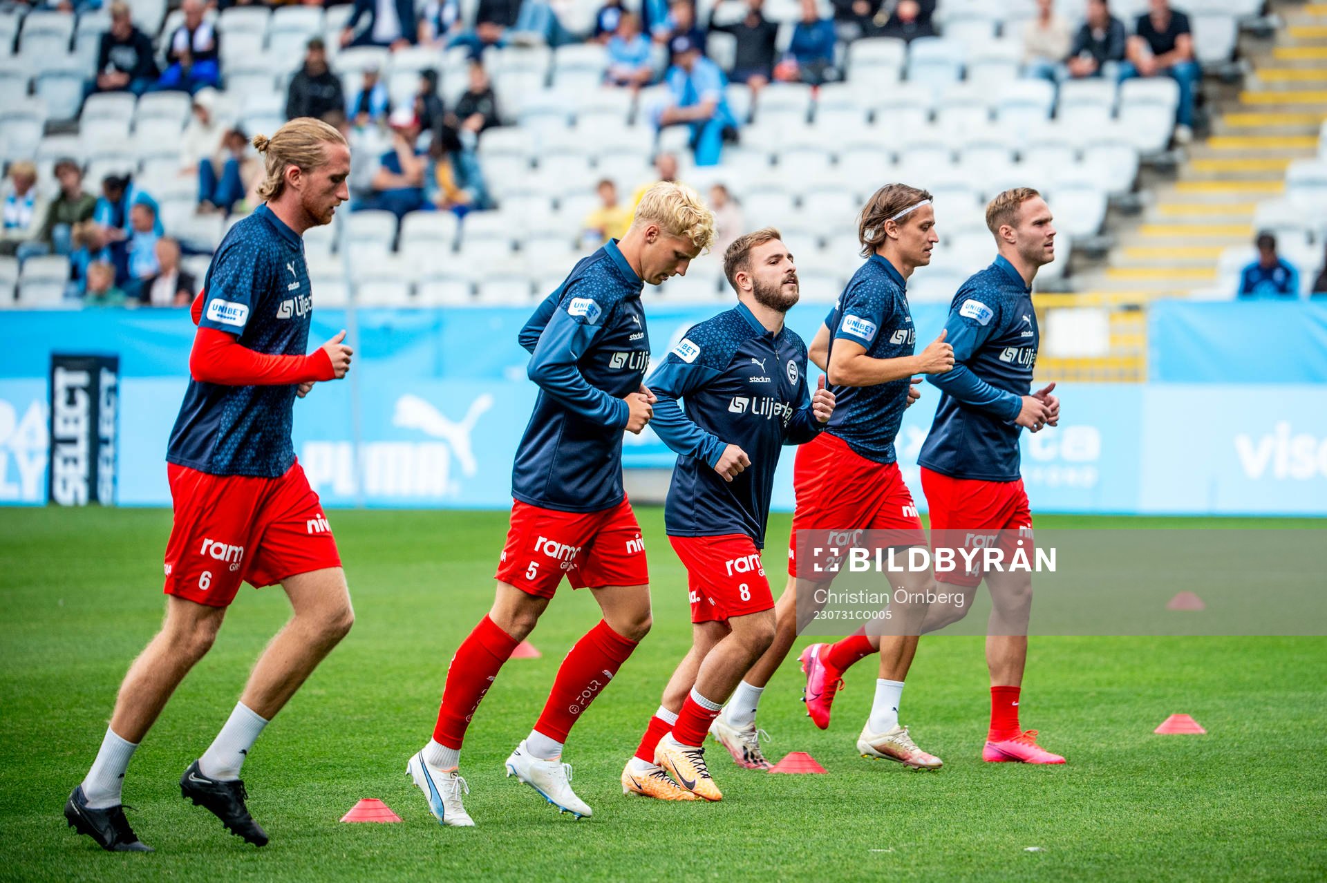 Värnamos Hampus Näsström, Victor Larsson, Albion Ademi,