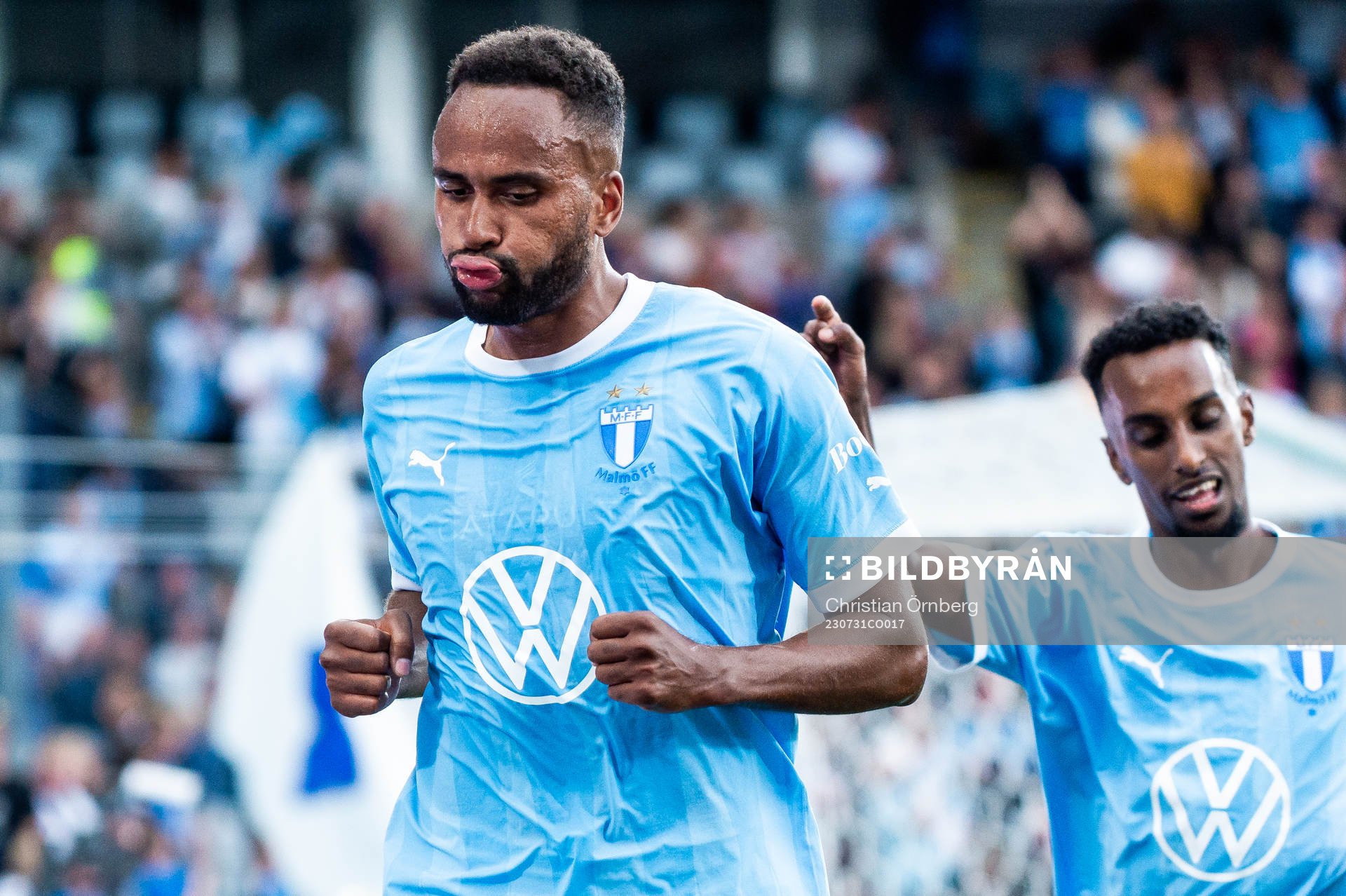 Malmö FFs Isaac Kiese Thelin jublar