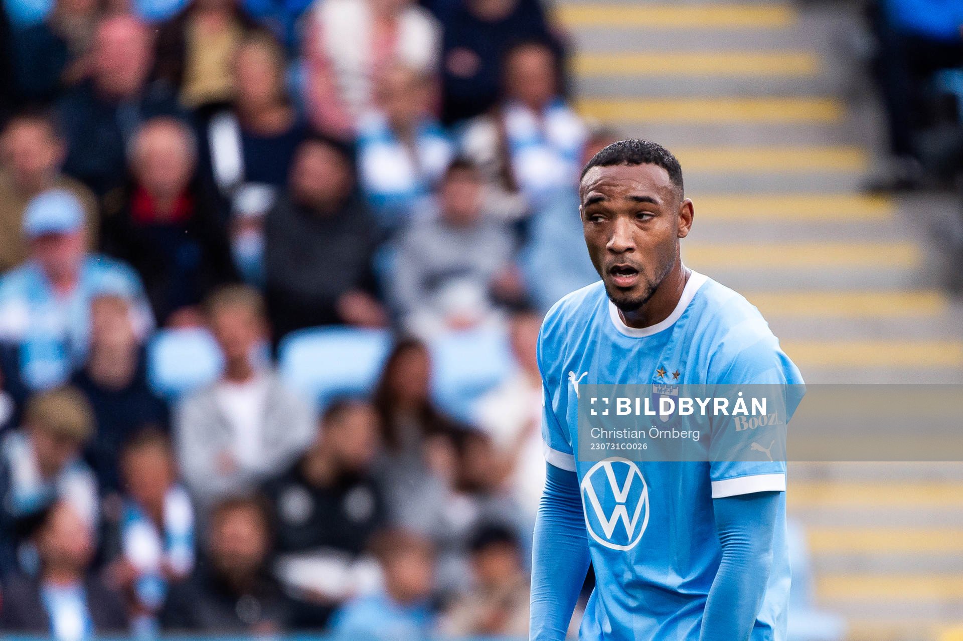 Malmö FFs Derek Cornelius deppar