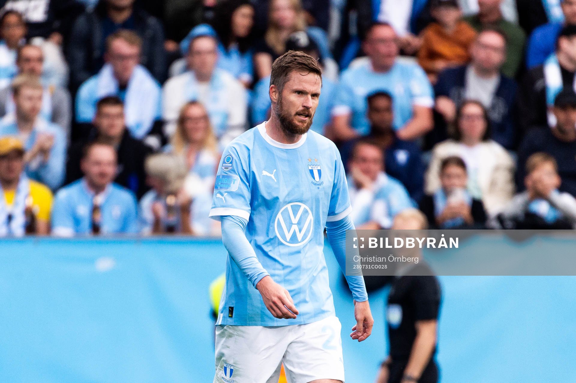 Malmö FFs Lasse Nielsen deppar