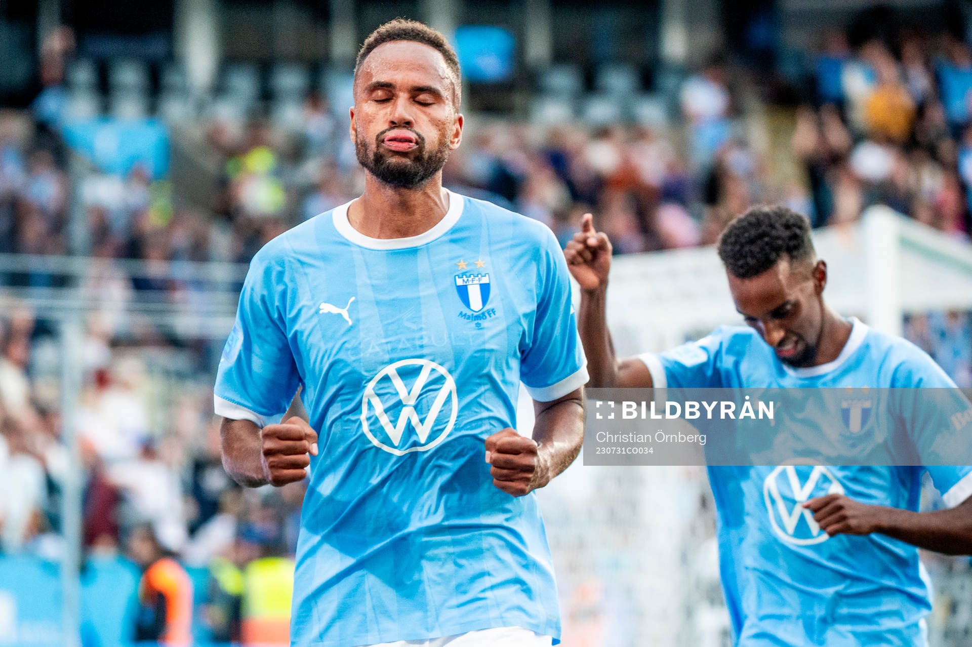Malmö FFs Isaac Kiese Thelin jublar
