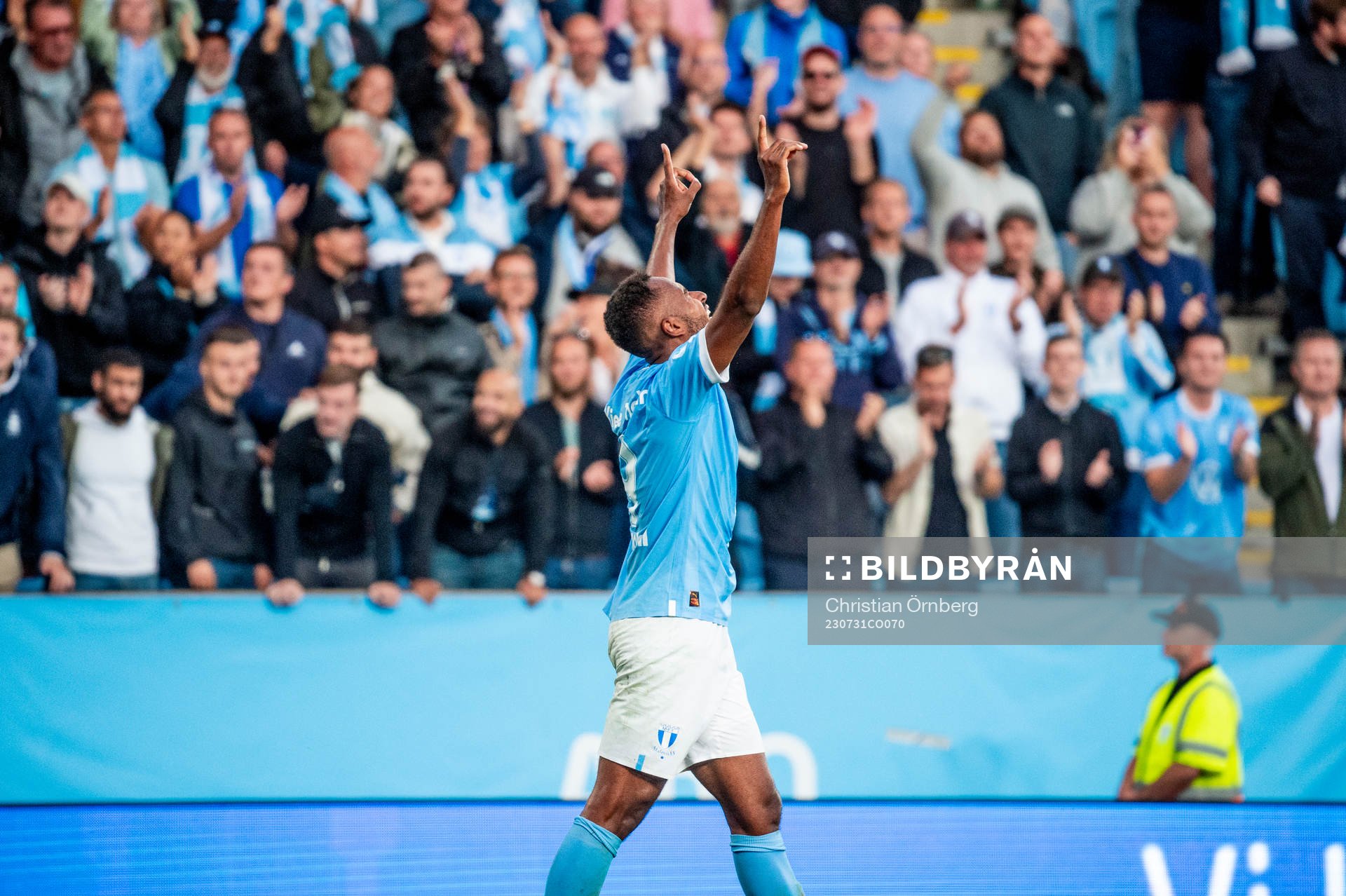 Malmö FFs Isaac Kiese Thelin jublar