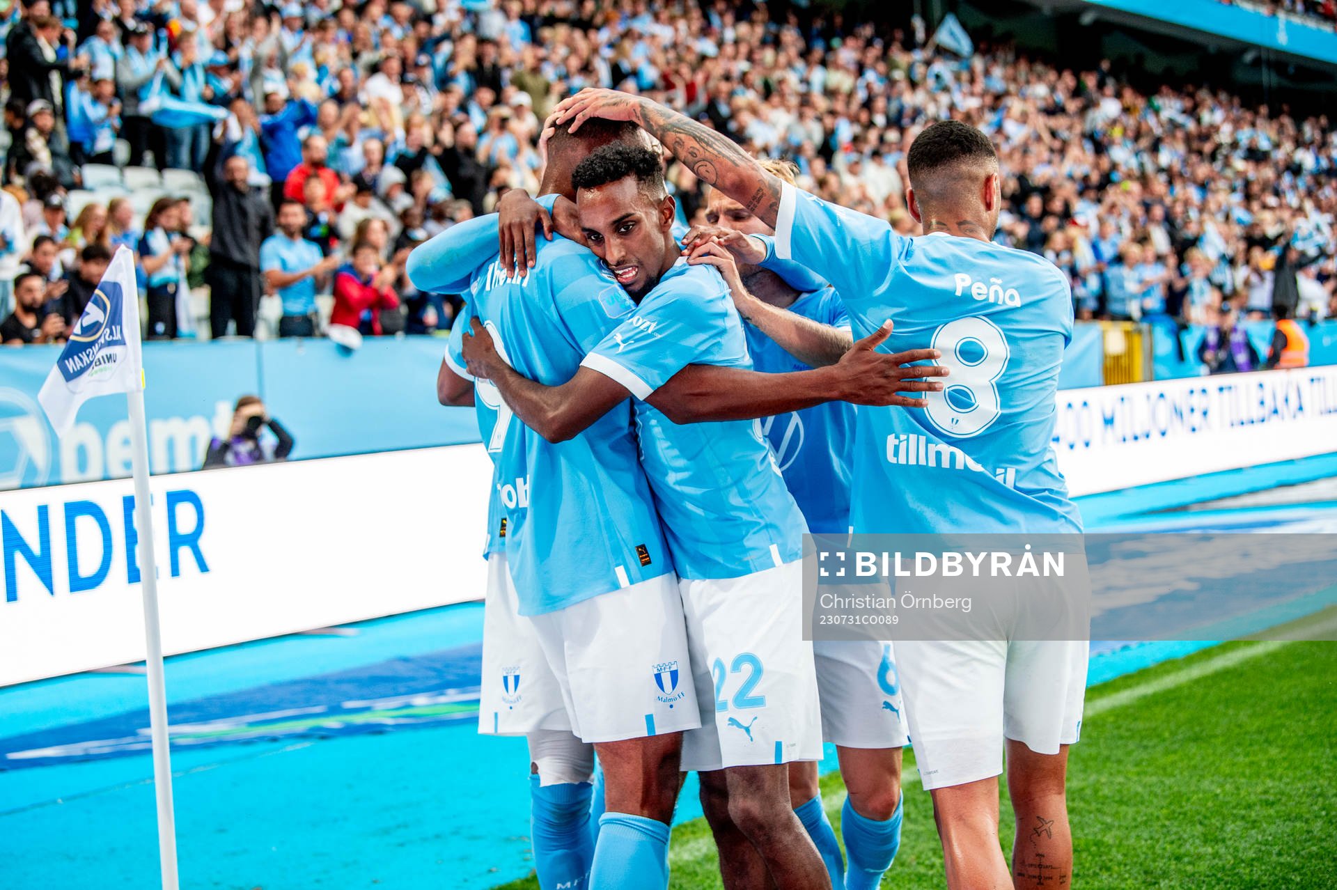 Malmö FFs Taha Ali kramar om Isaac Kiese Thelin