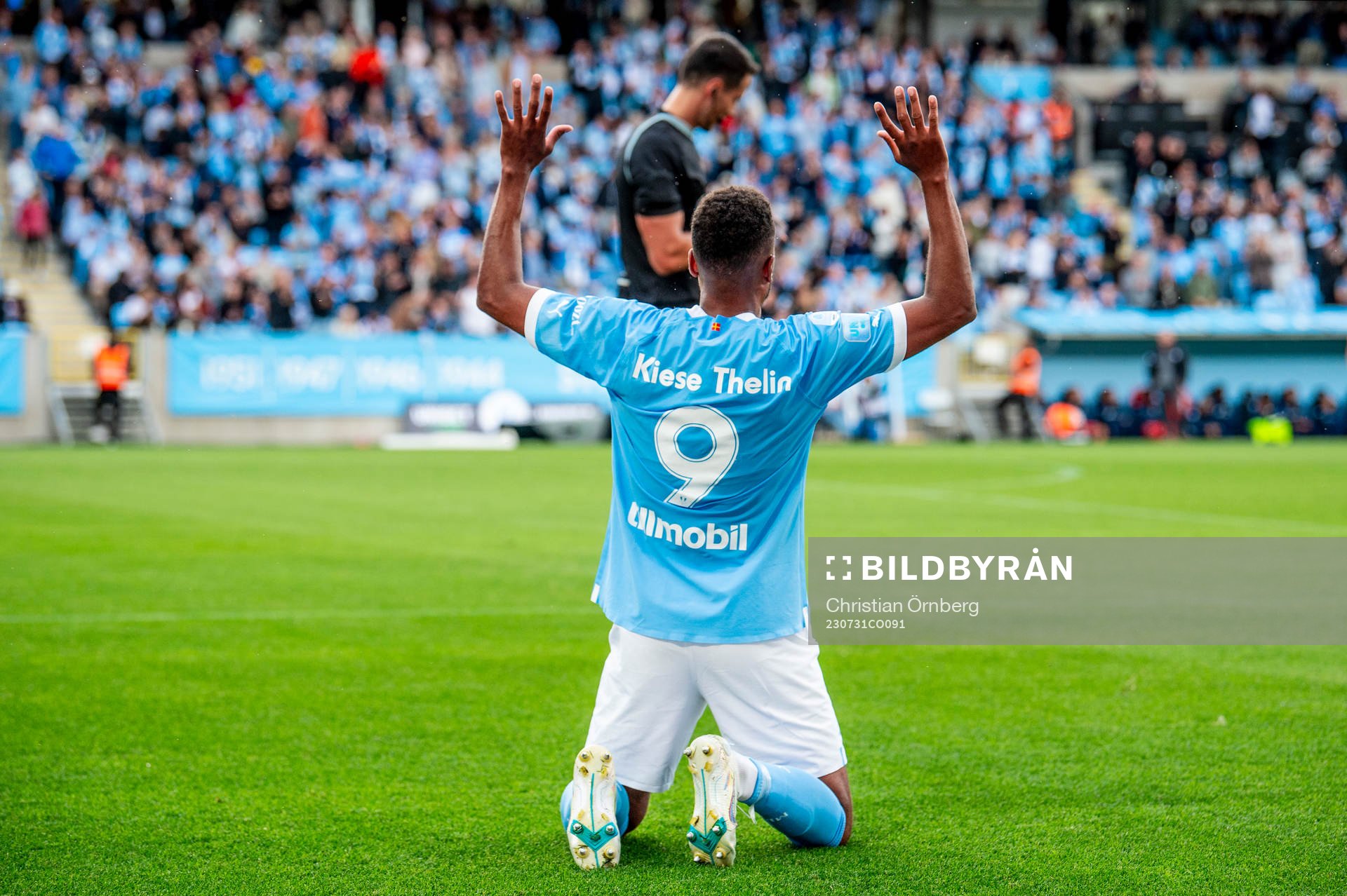Malmö FFs Isaac Kiese Thelin jublar