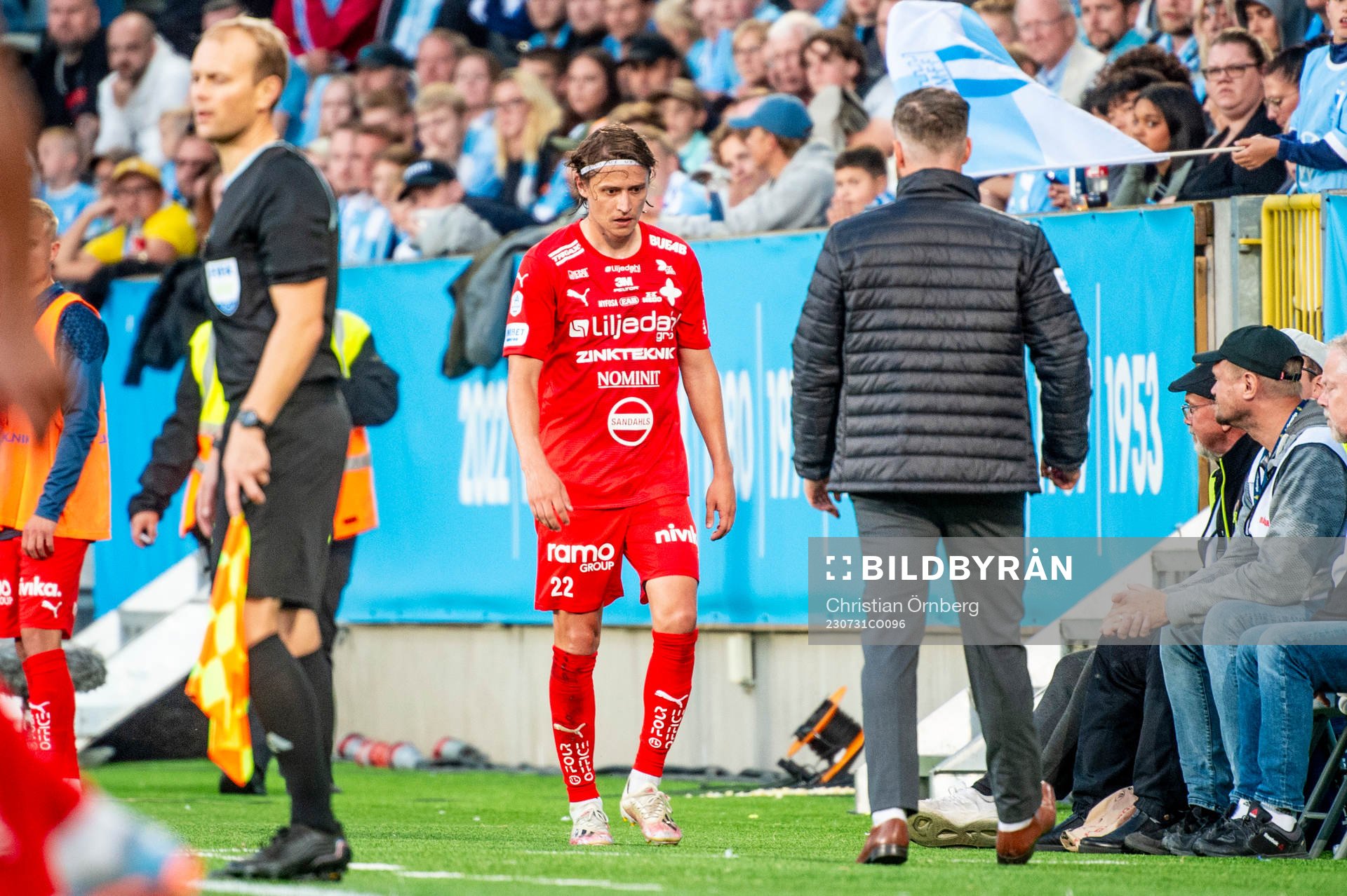 Värnamos Simon Thern deppar