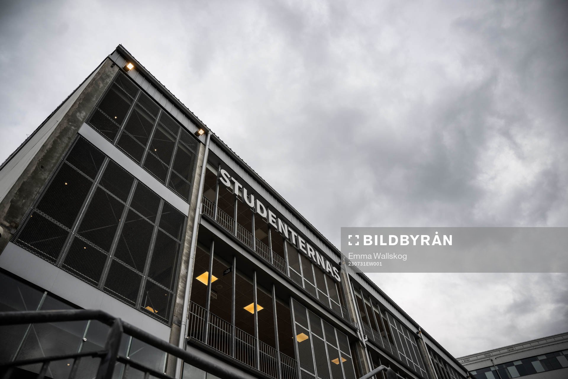 Exteriör av Studenternas IP