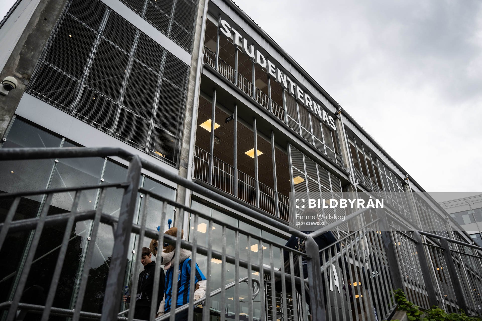 Exteriör av Studenternas IP
