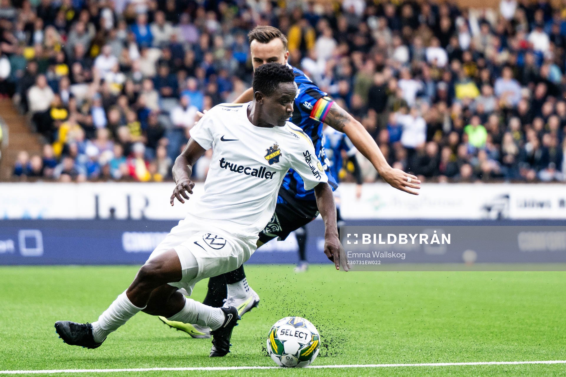 AIKs Erick Otieno och Sirius Henrik Castegren
