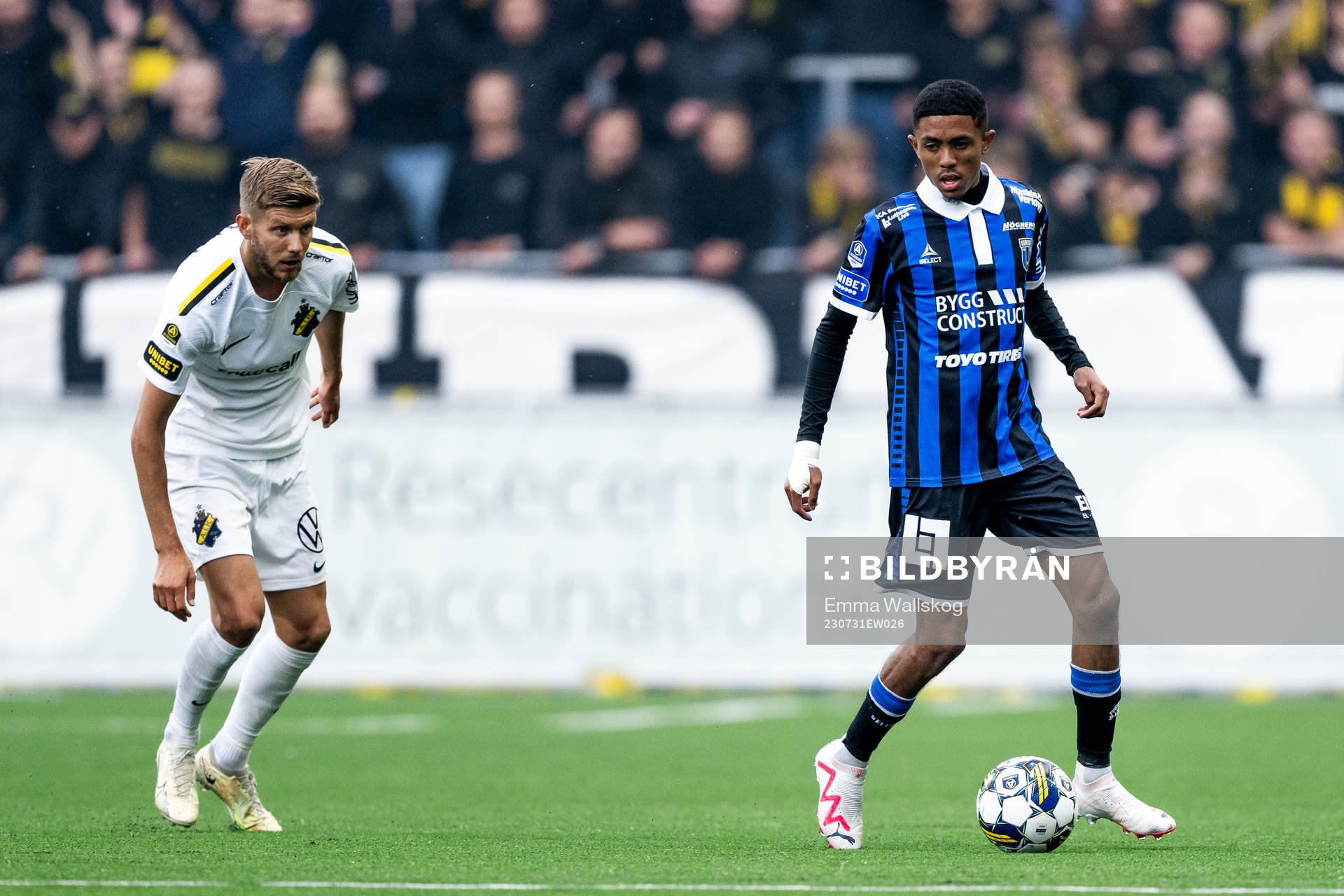 AIKs Anton Salétros och Sirius Tashreeq Matthews
