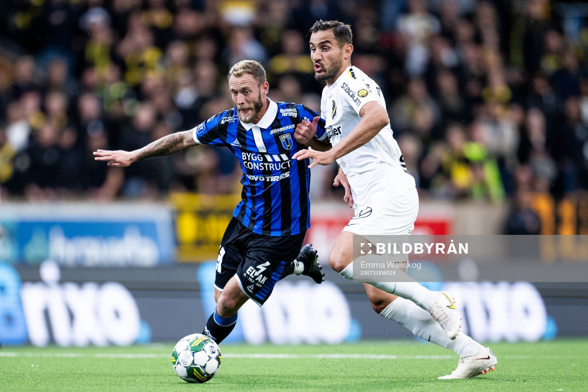 Sirius Joeri De Kamps och AIKs Alexander Milosevic