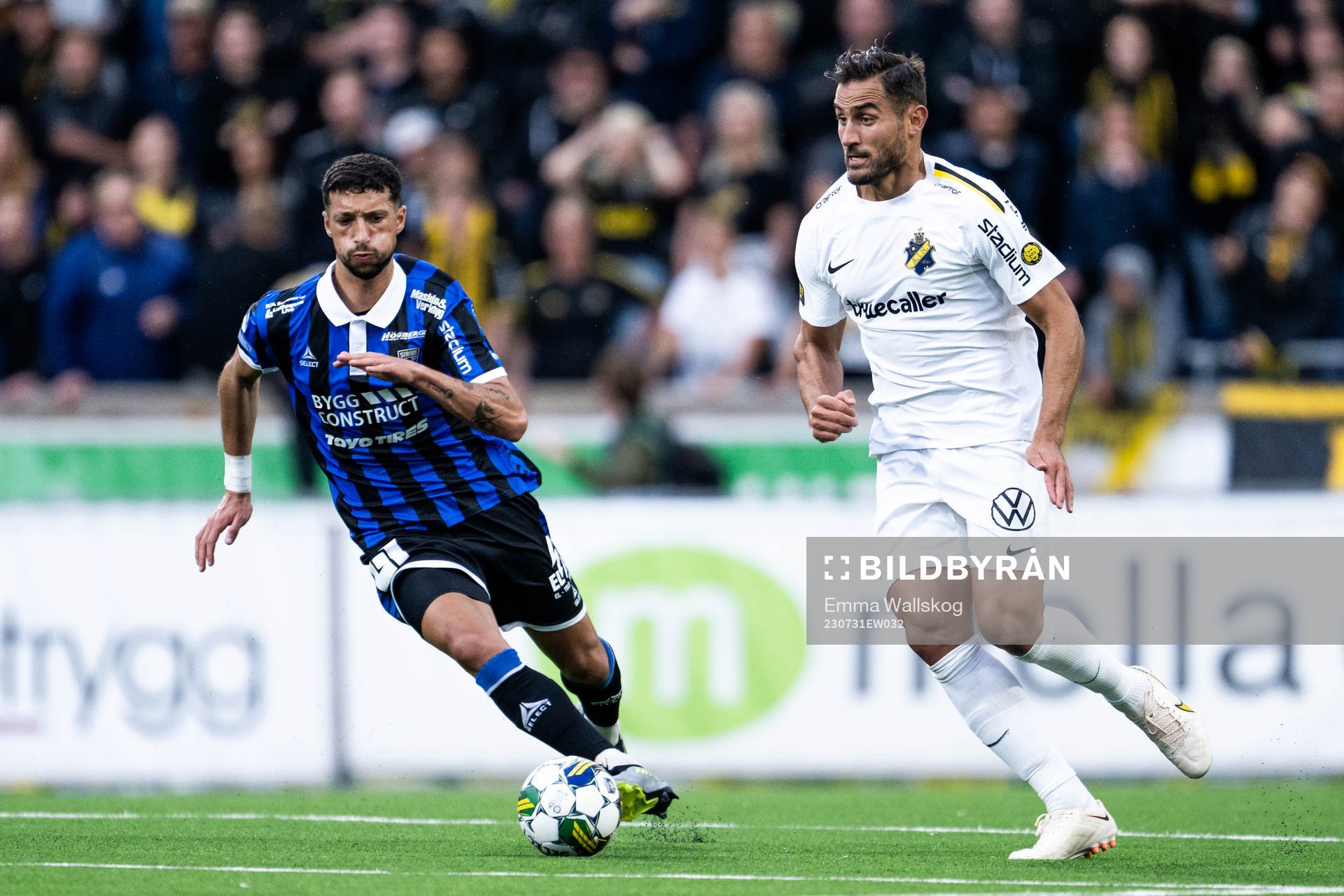 Sirius Wessam Abou Ali och AIKs Alexander Milosevic