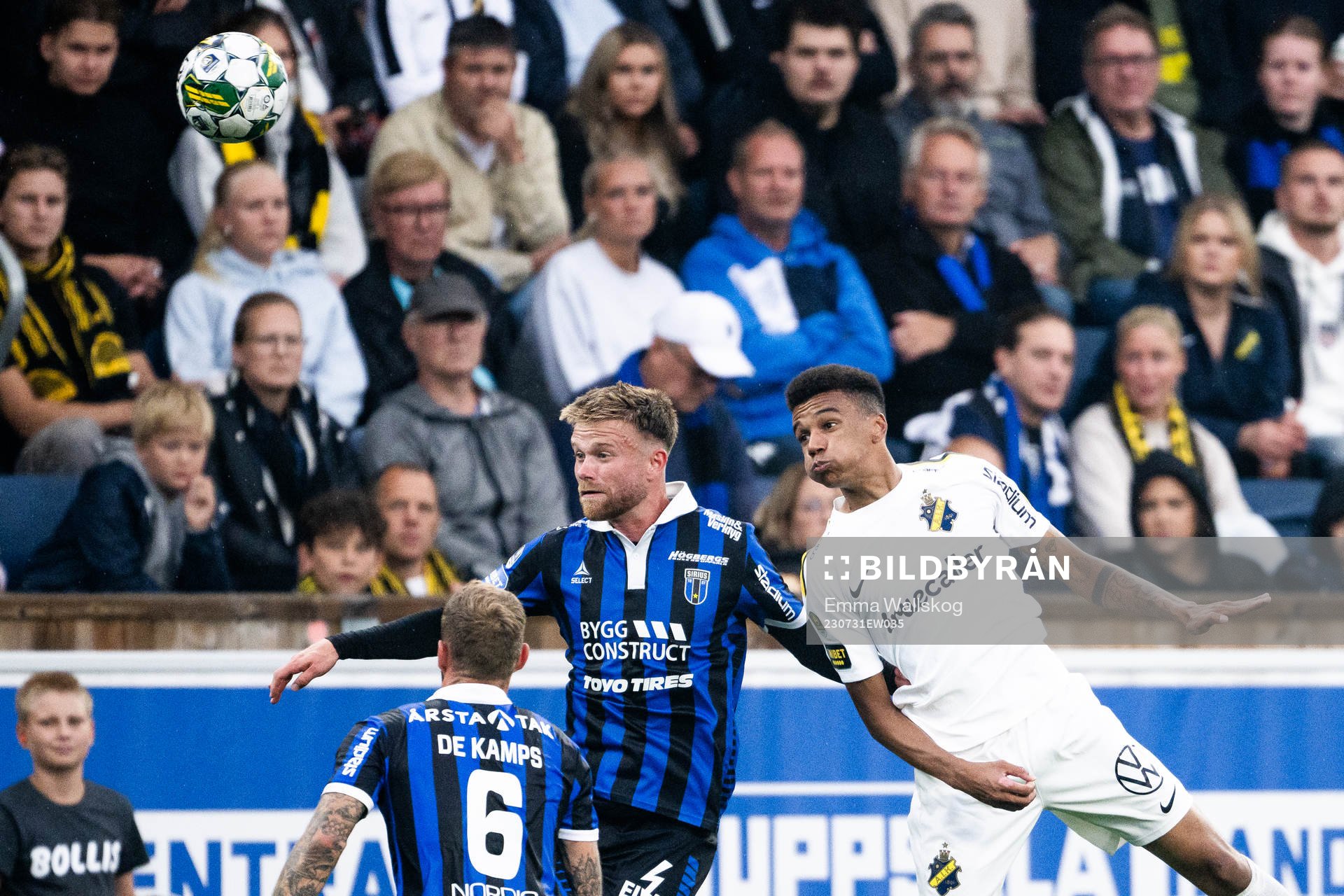 Sirius Dennis Widgren och AIKs Rui Modesto