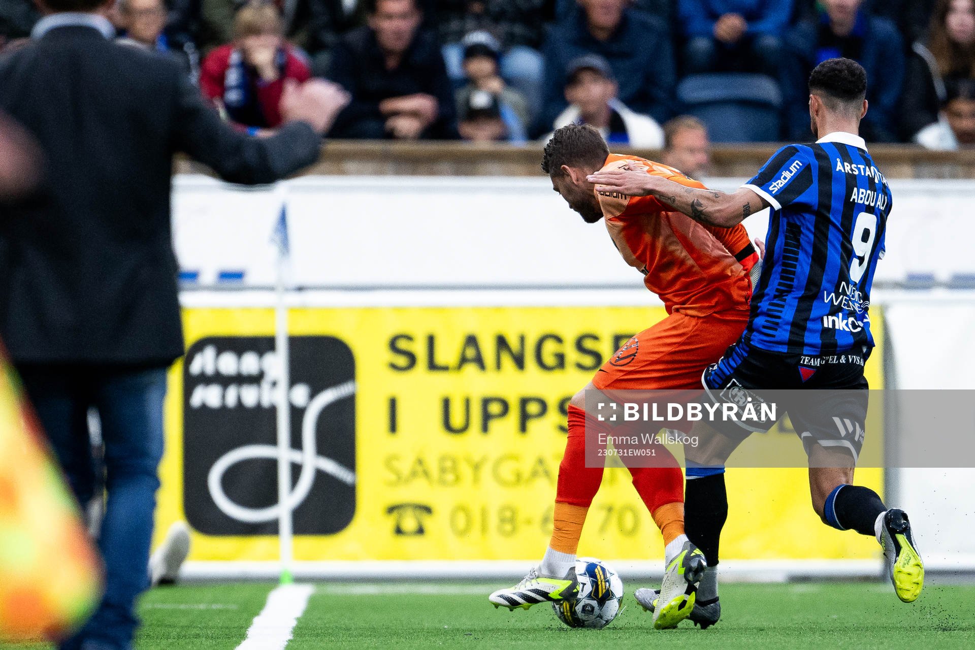 AIKs målvakt Kristoffer Nordfeldt och Sirius Wessam Abou
