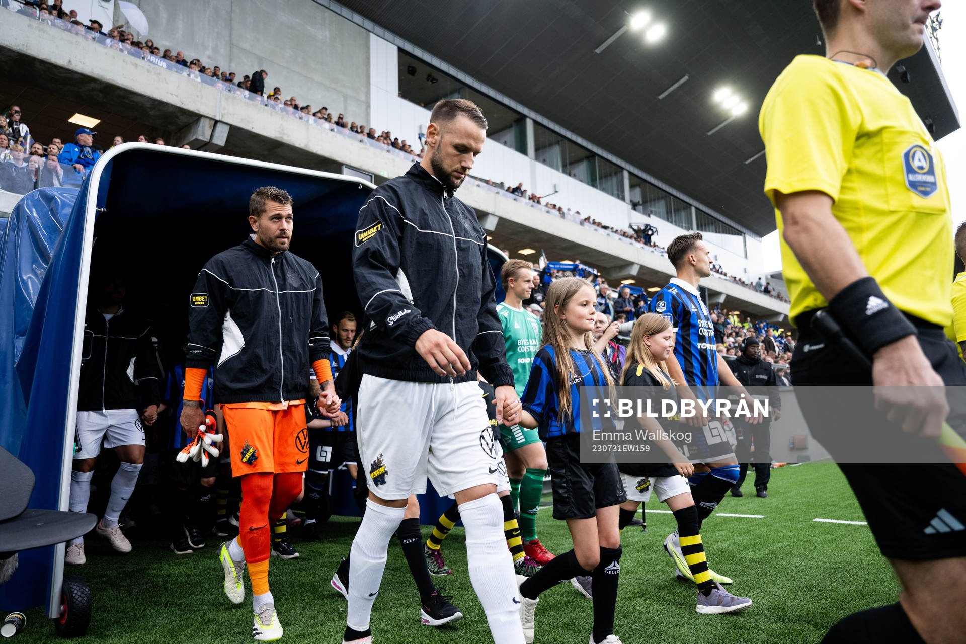 AIKs målvakt Kristoffer Nordfeldt och Alexander Milosevic