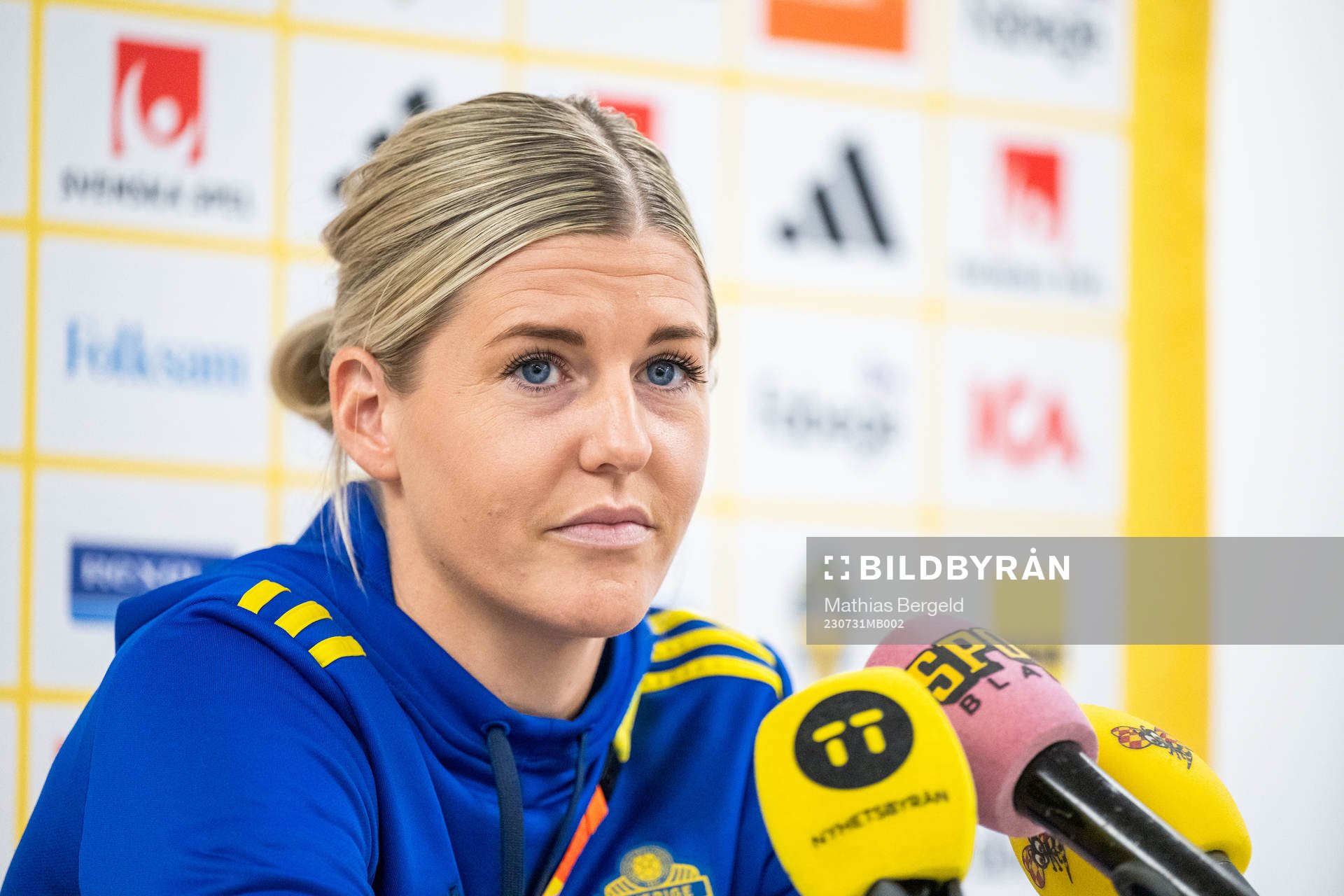 Olivia Schough of the Swedish women's national football