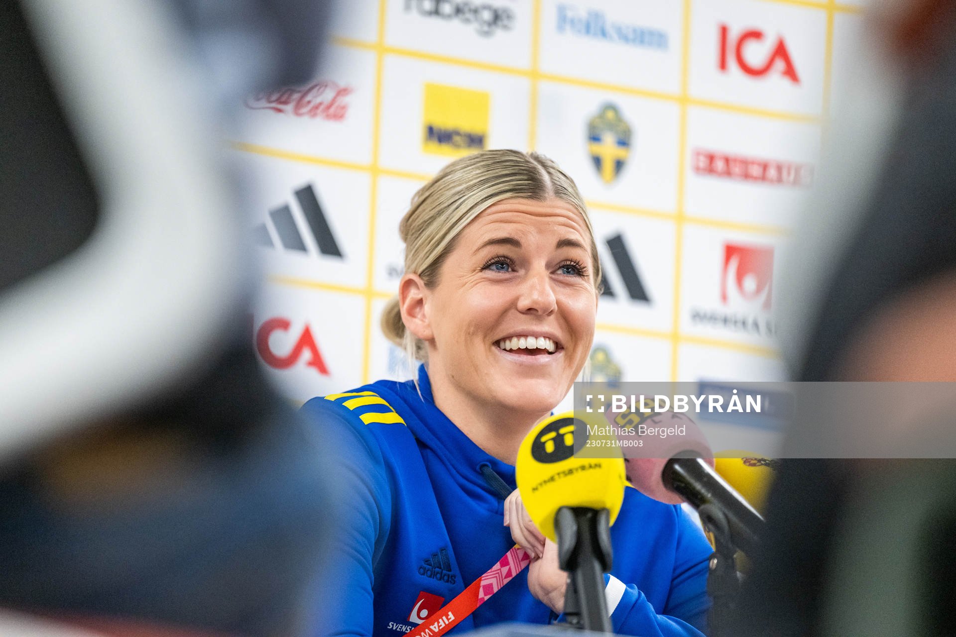 Olivia Schough of the Swedish women's national football
