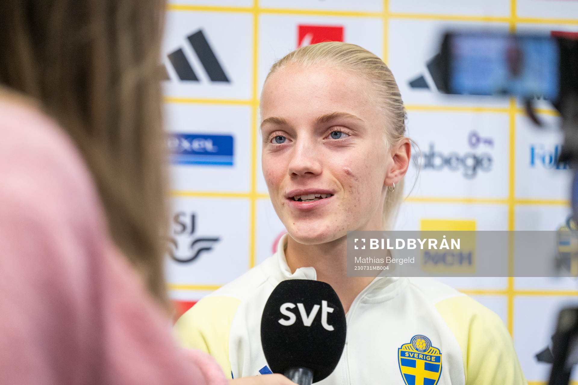 Anna Sandberg of the Swedish women's national football team
