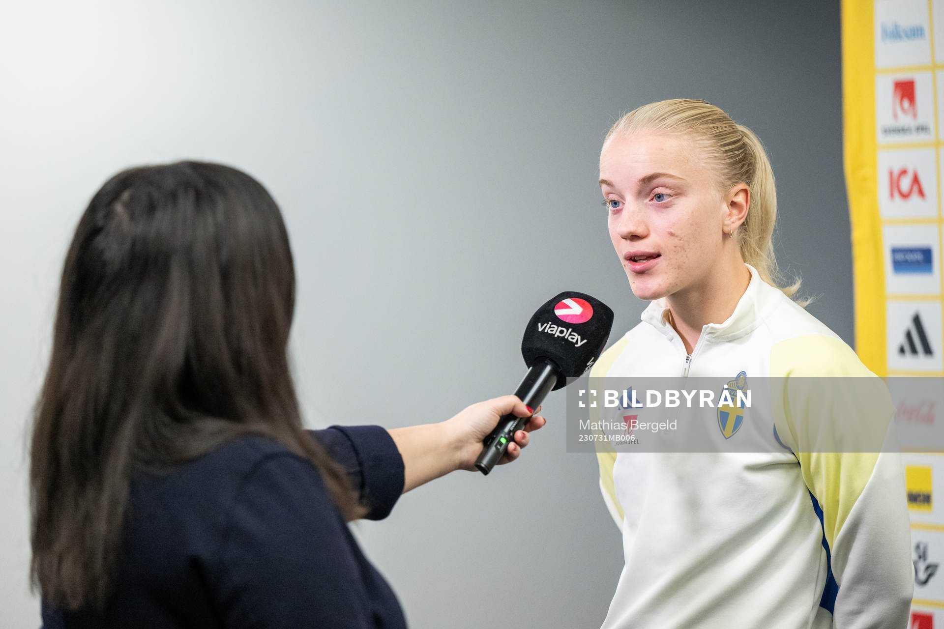 Anna Sandberg of the Swedish women's national football team