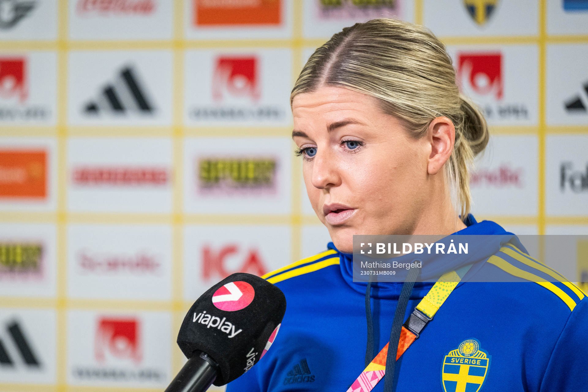 Olivia Schough of the Swedish women's national football