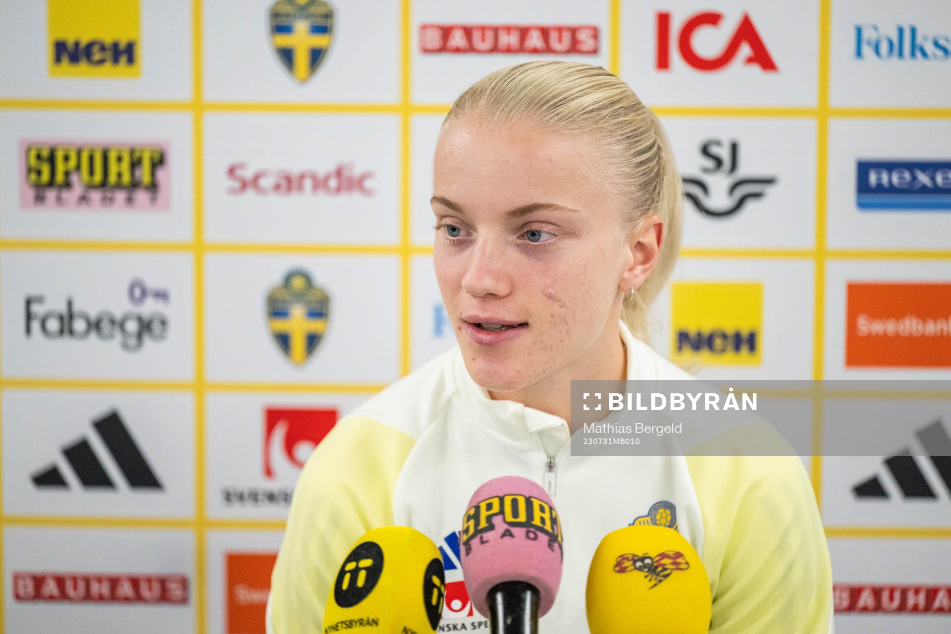 Anna Sandberg of the Swedish women's national football team