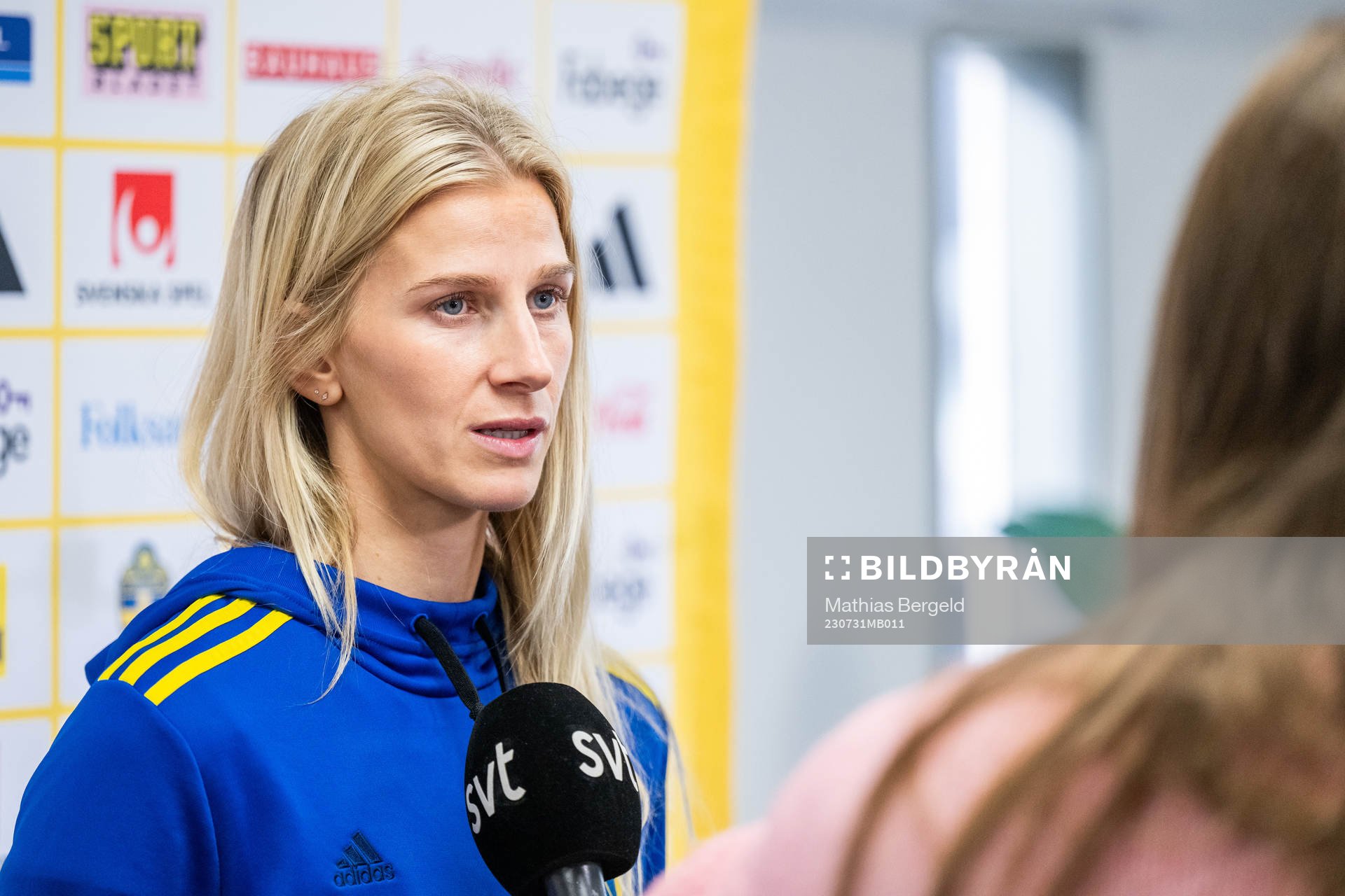 Sofia Jakobsson of the Swedish women's national football
