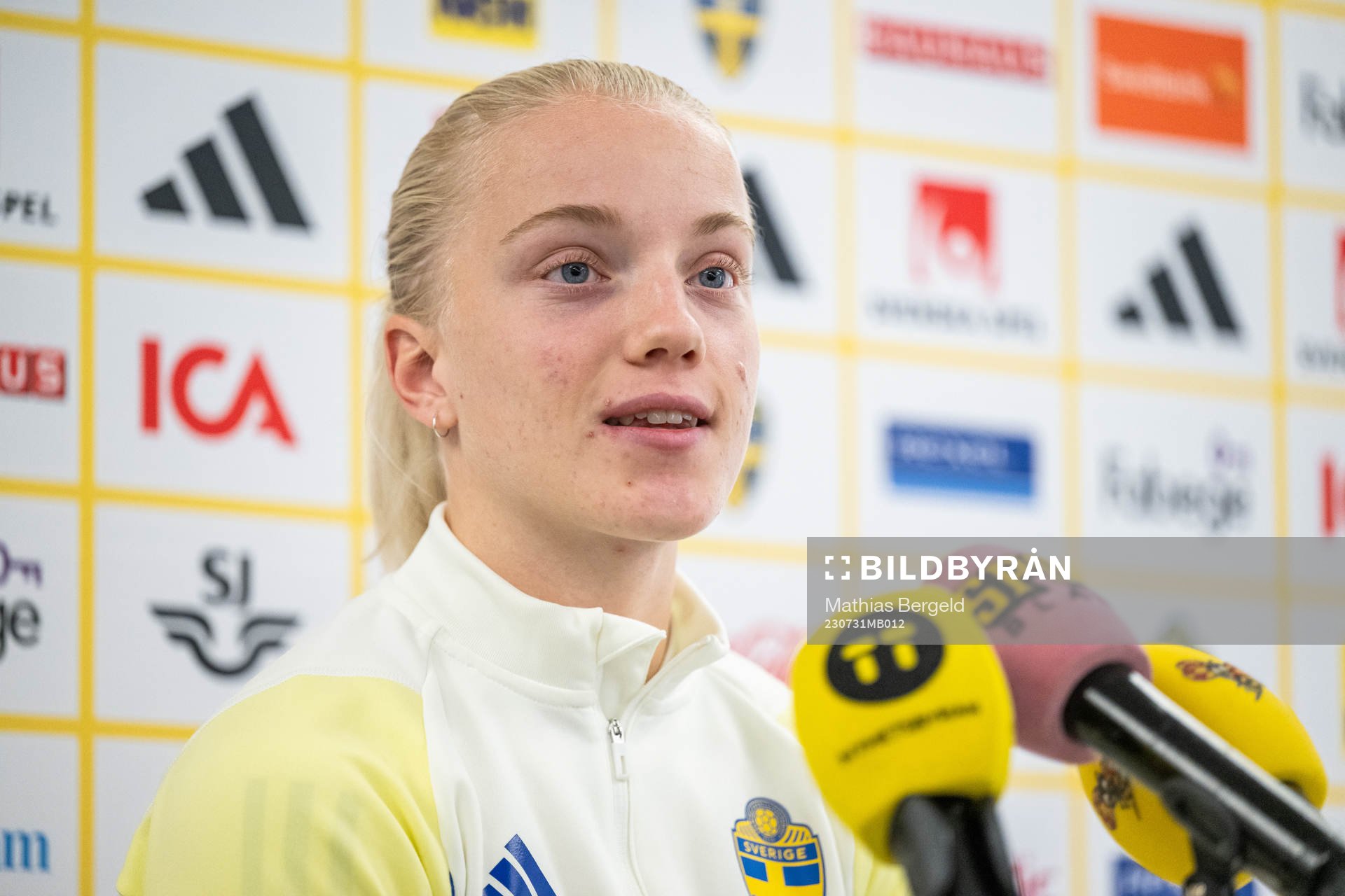 Anna Sandberg of the Swedish women's national football team