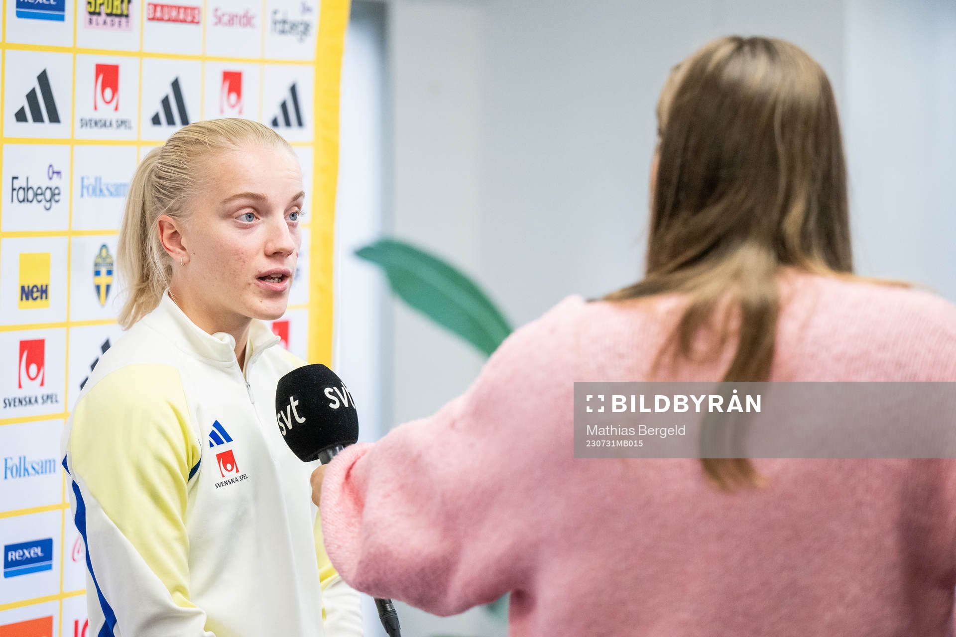 Anna Sandberg of the Swedish women's national football team