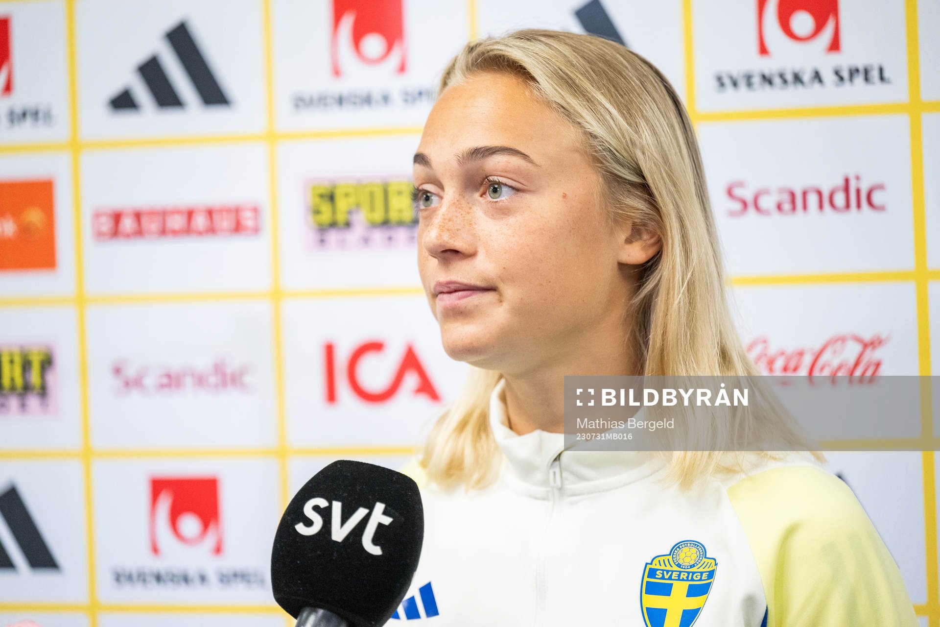 Hanna Bennison of the Swedish women's national football