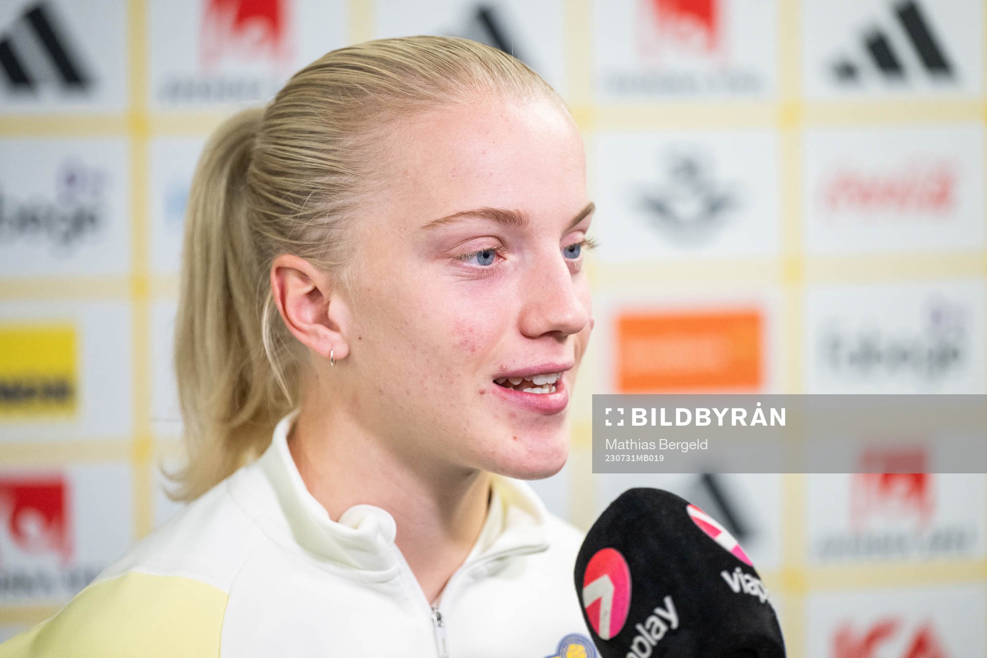 Anna Sandberg of the Swedish women's national football team
