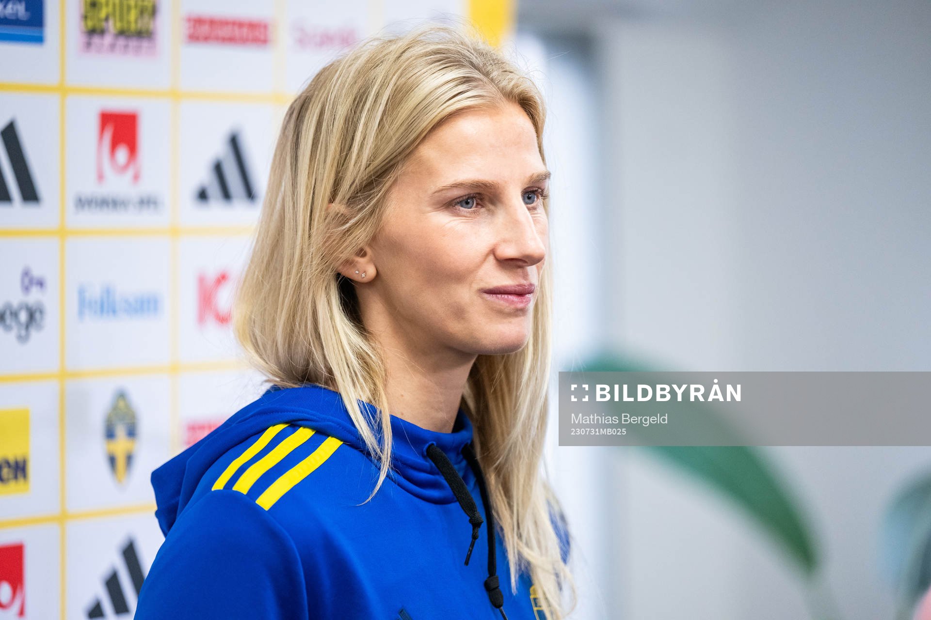 Sofia Jakobsson of the Swedish women's national football