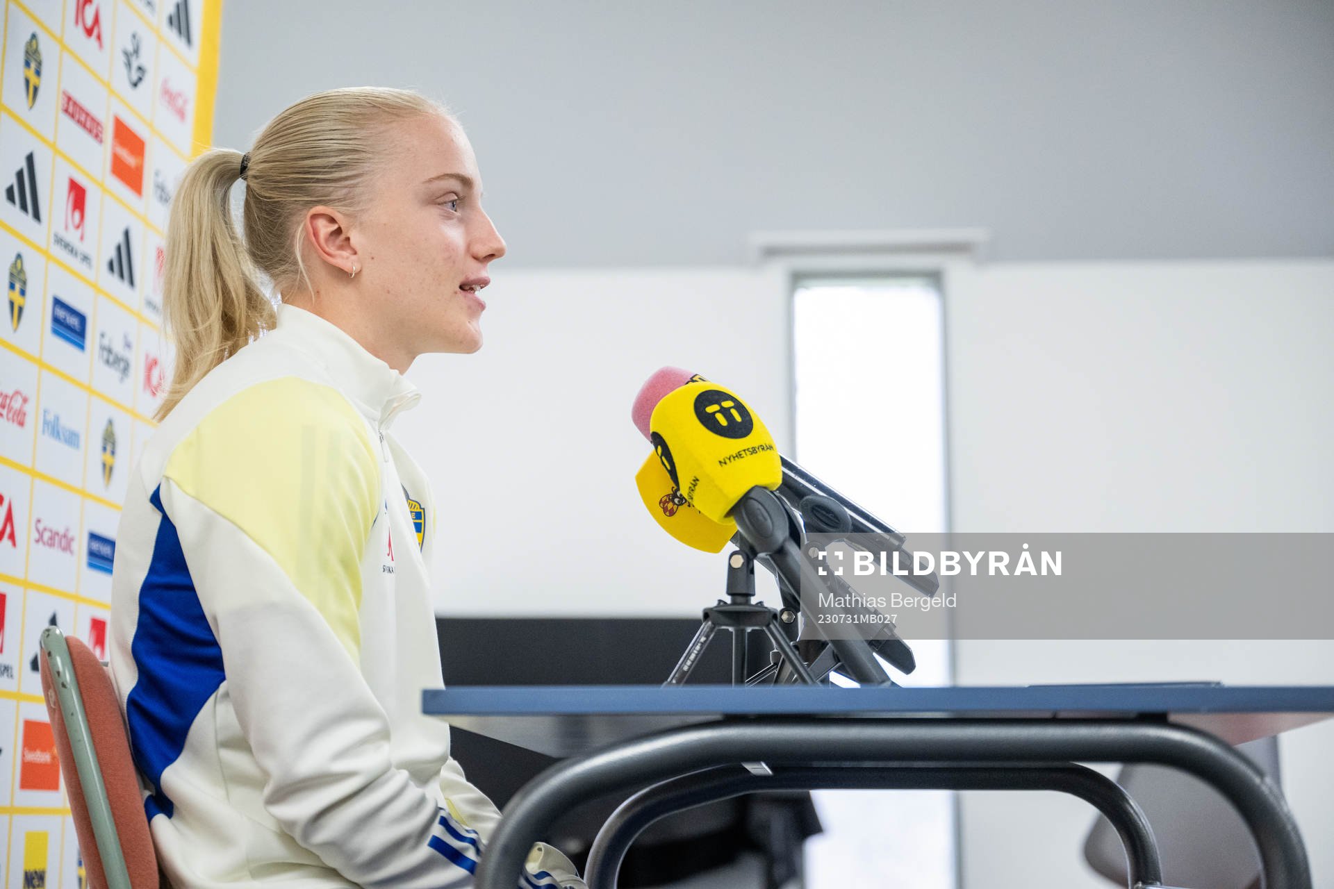 Anna Sandberg of the Swedish women's national football team