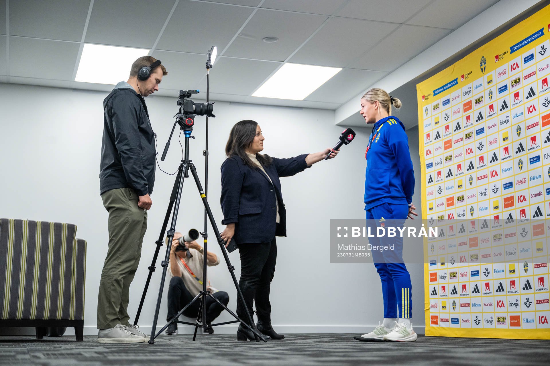 Olivia Schough of the Swedish women's national football